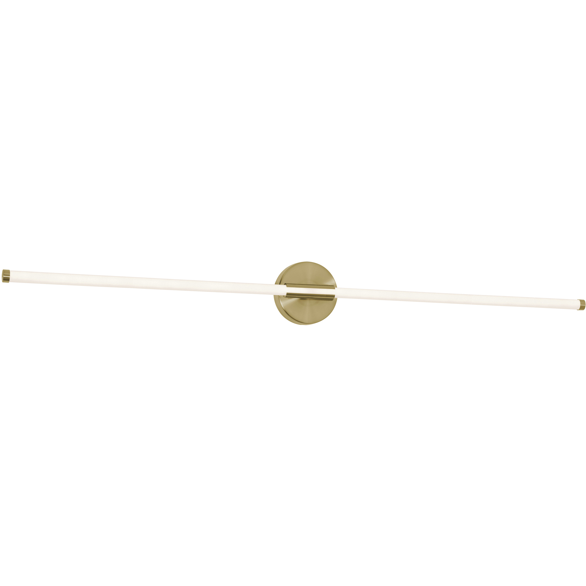 Rusnak 1 Light 48 inch Satin Brass Vanity Light Wall Light