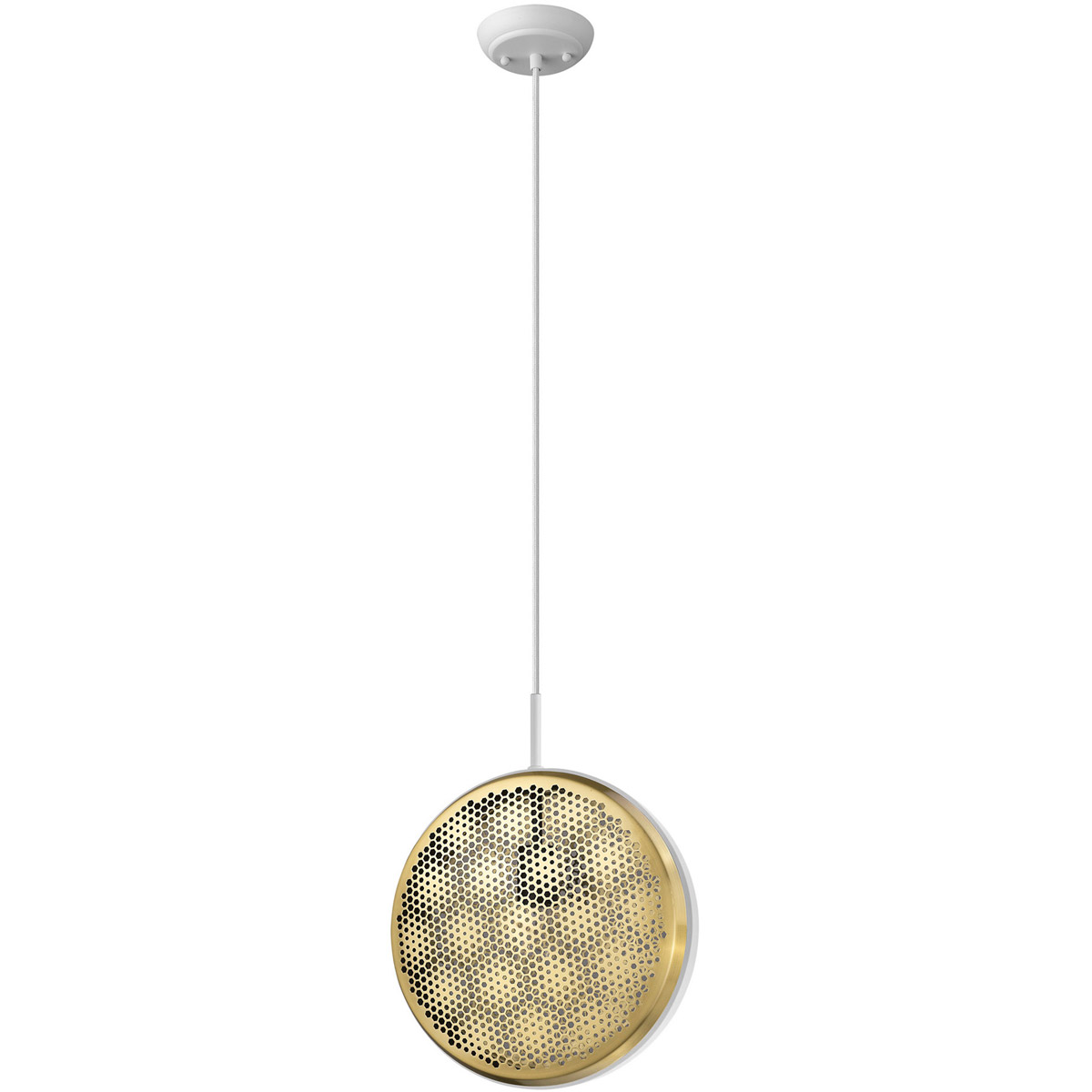 Tholos 1 Light 5.5 inch White Pendant Ceiling Light