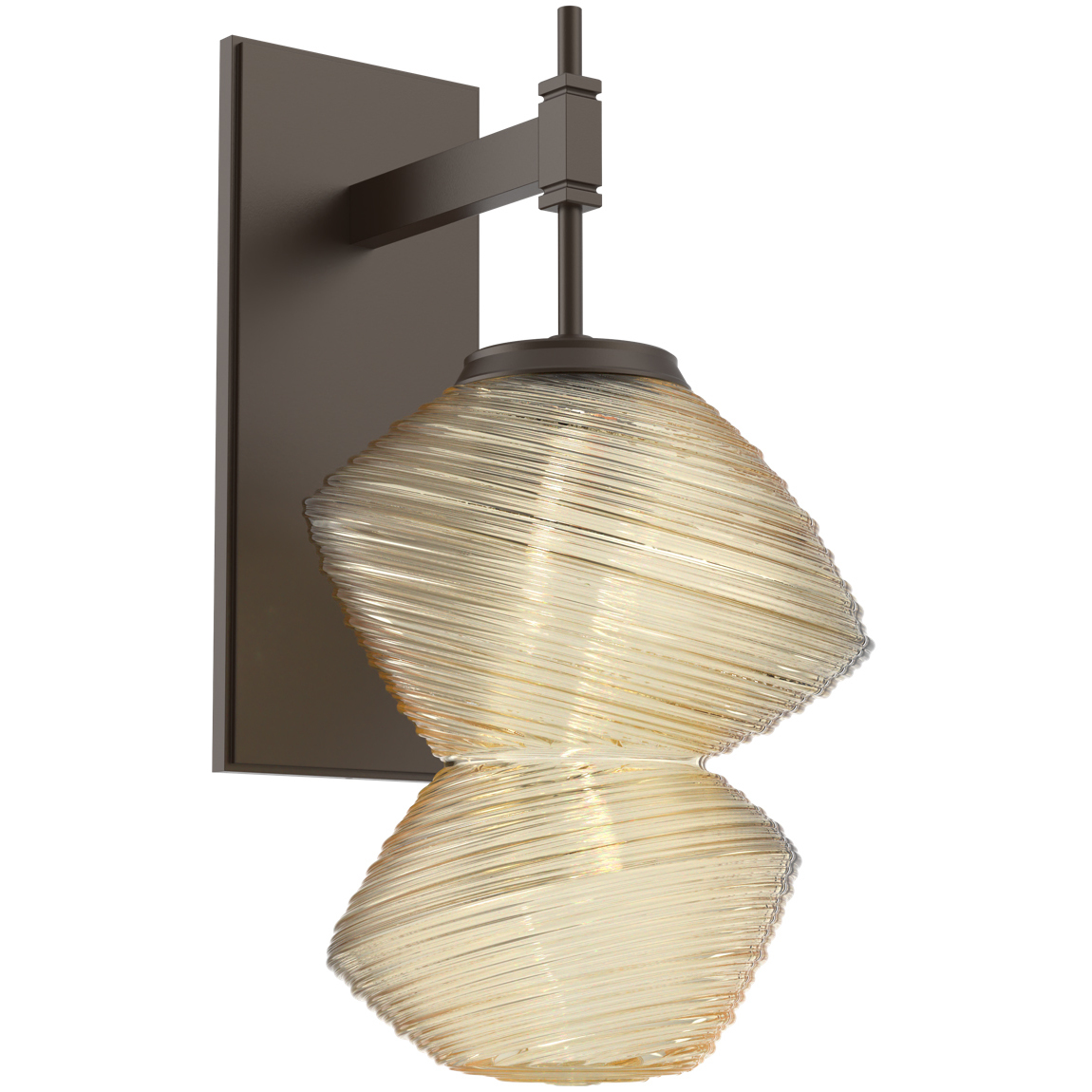 Mesa LED Flat Bronze Indoor Sconce Wall Light