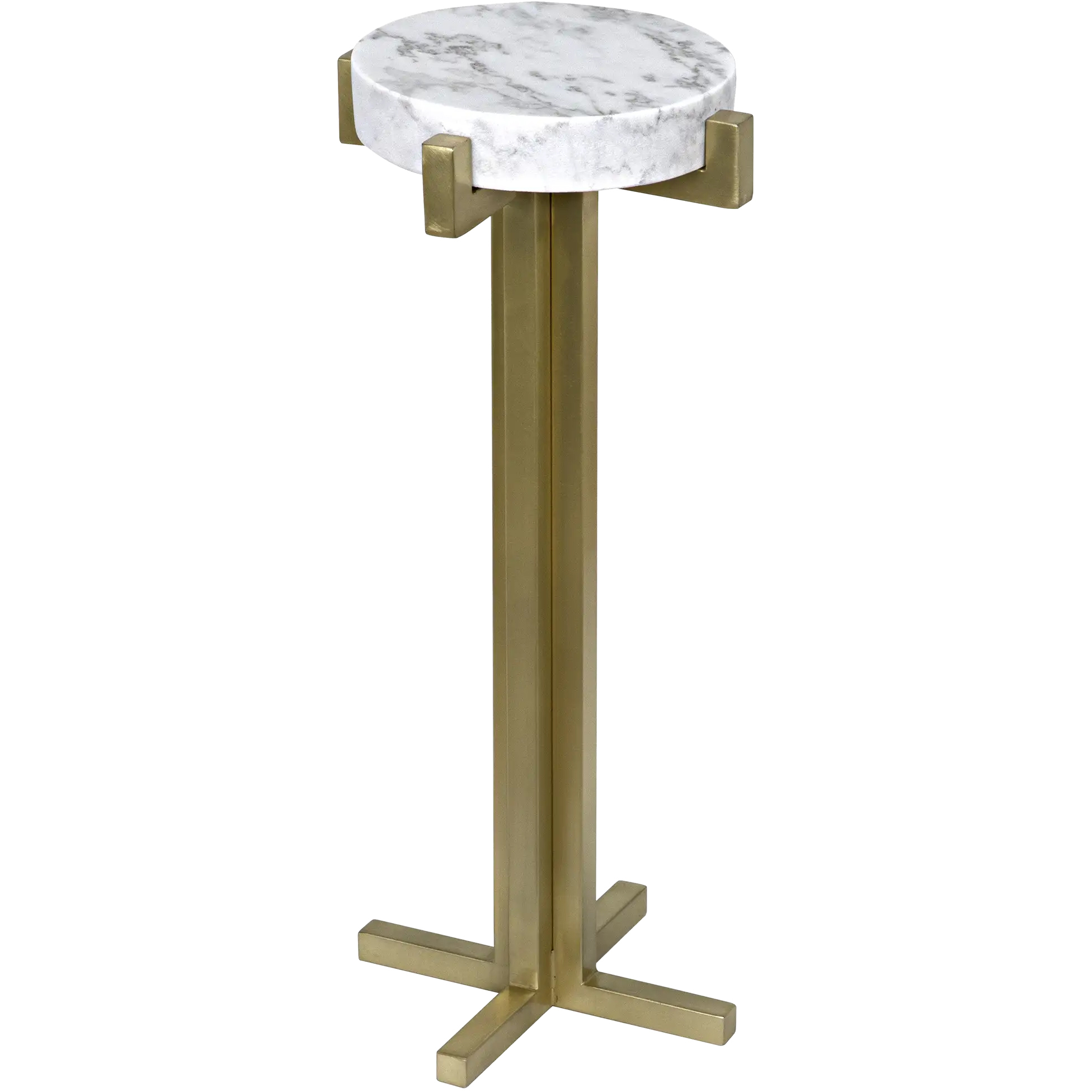 Sardo 22 X 8 inch Antique Brass Side Table