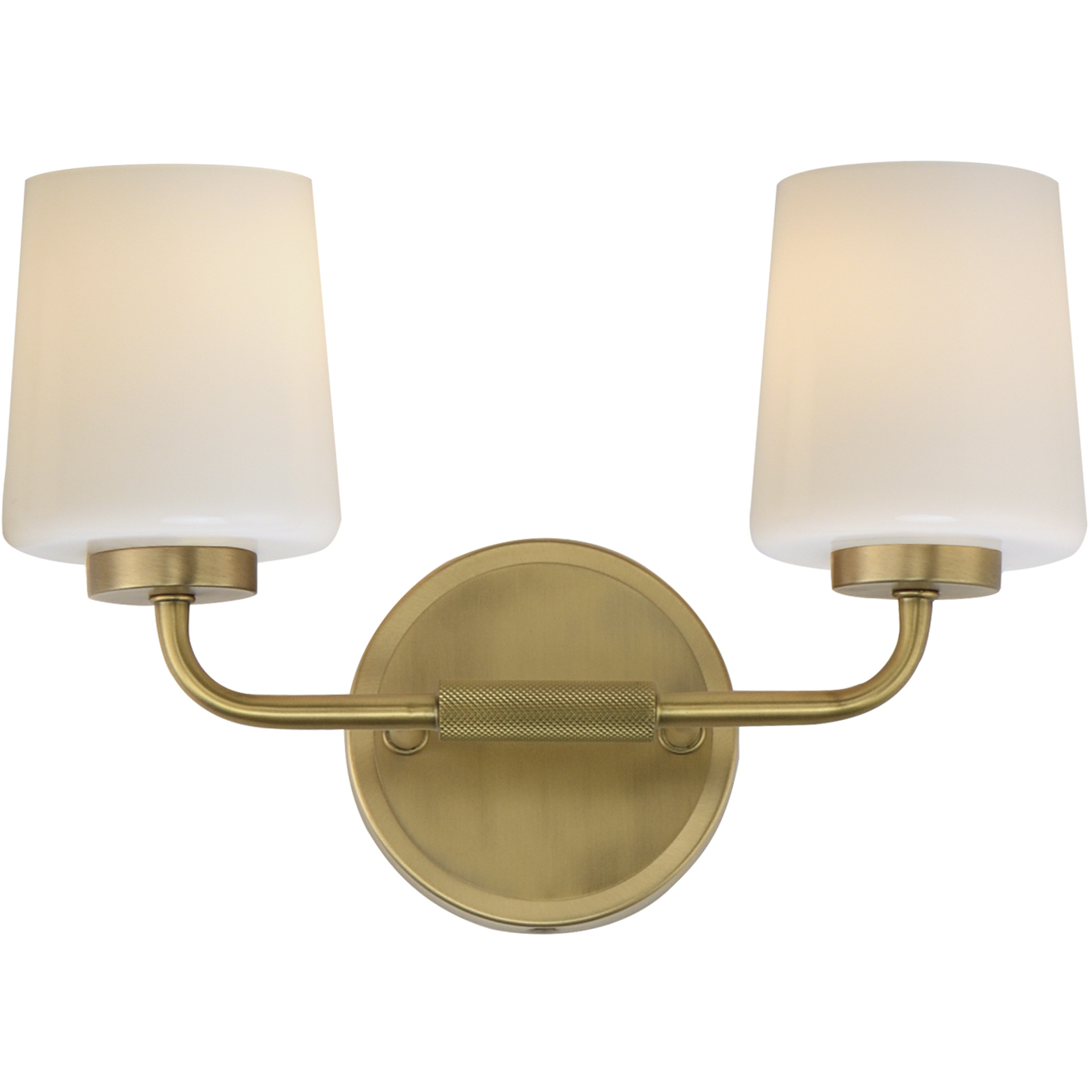 Durham 2 Light 13.75 inch Natural Aged Brass Wall Sconce Wall Light