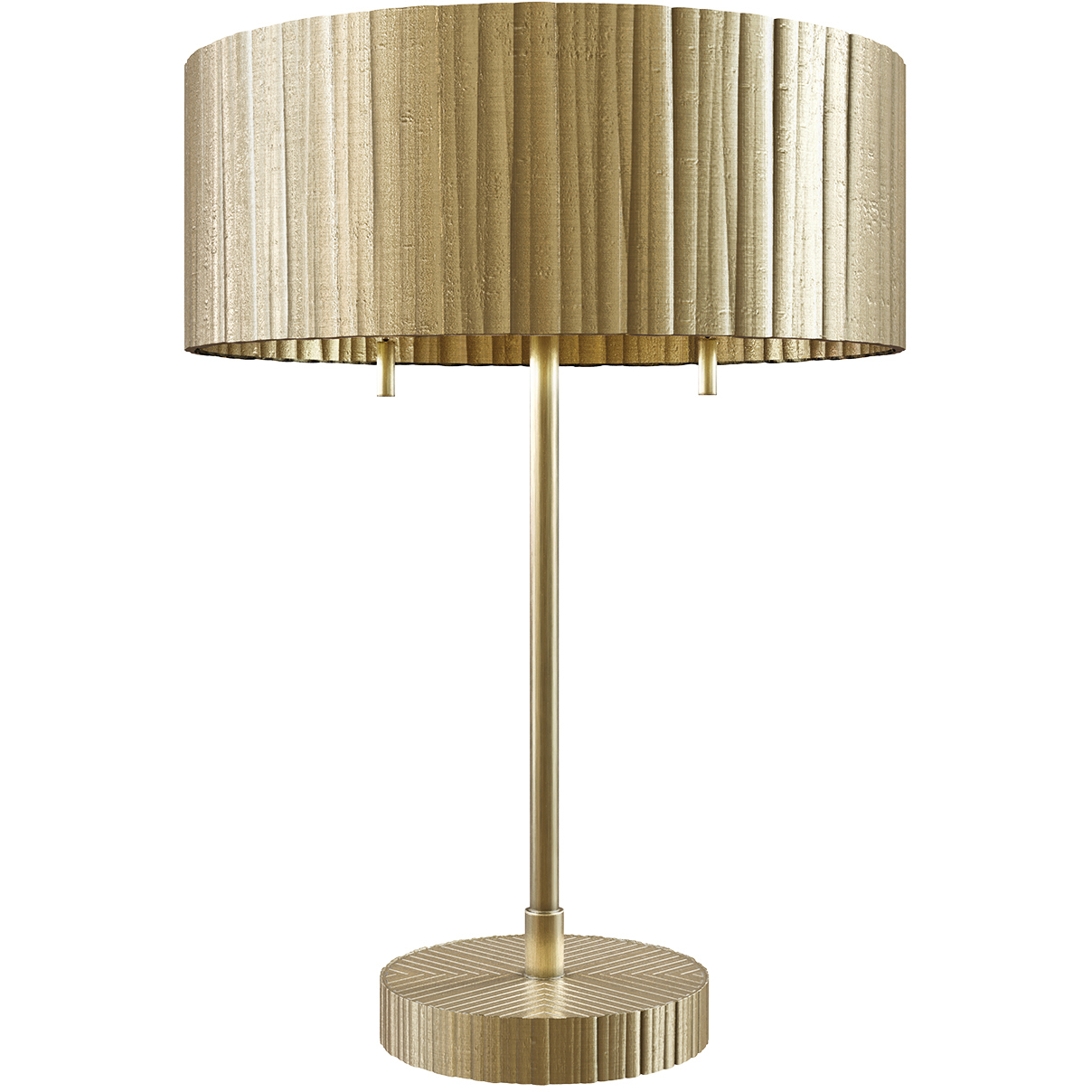 Kensington 16.13 inch 60.00 watt Brushed Brass Table Lamp Portable Light in Vintage Brass