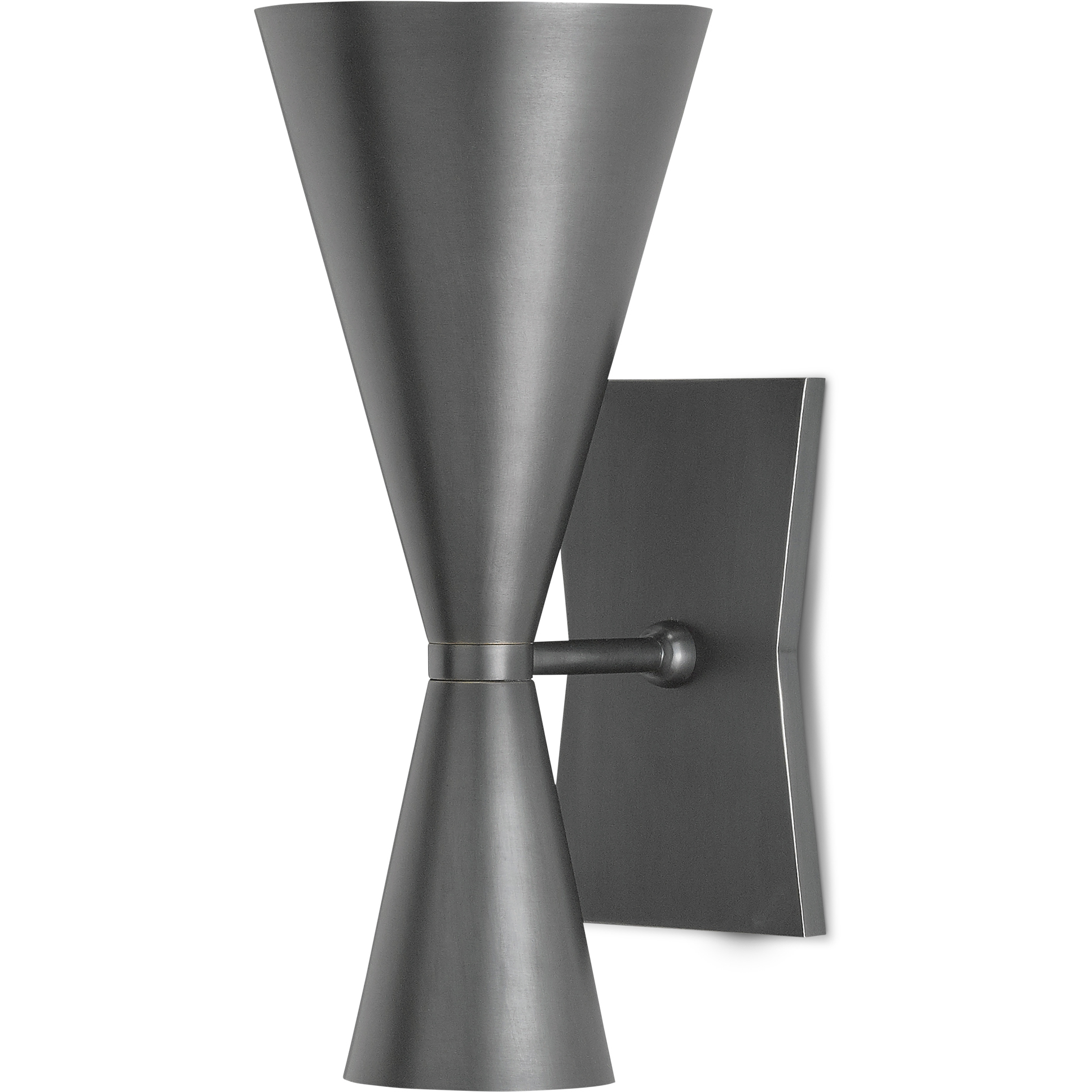 Gino 2 Light 6.5 inch Dark Gray/White Interior Wall Sconce Wall Light