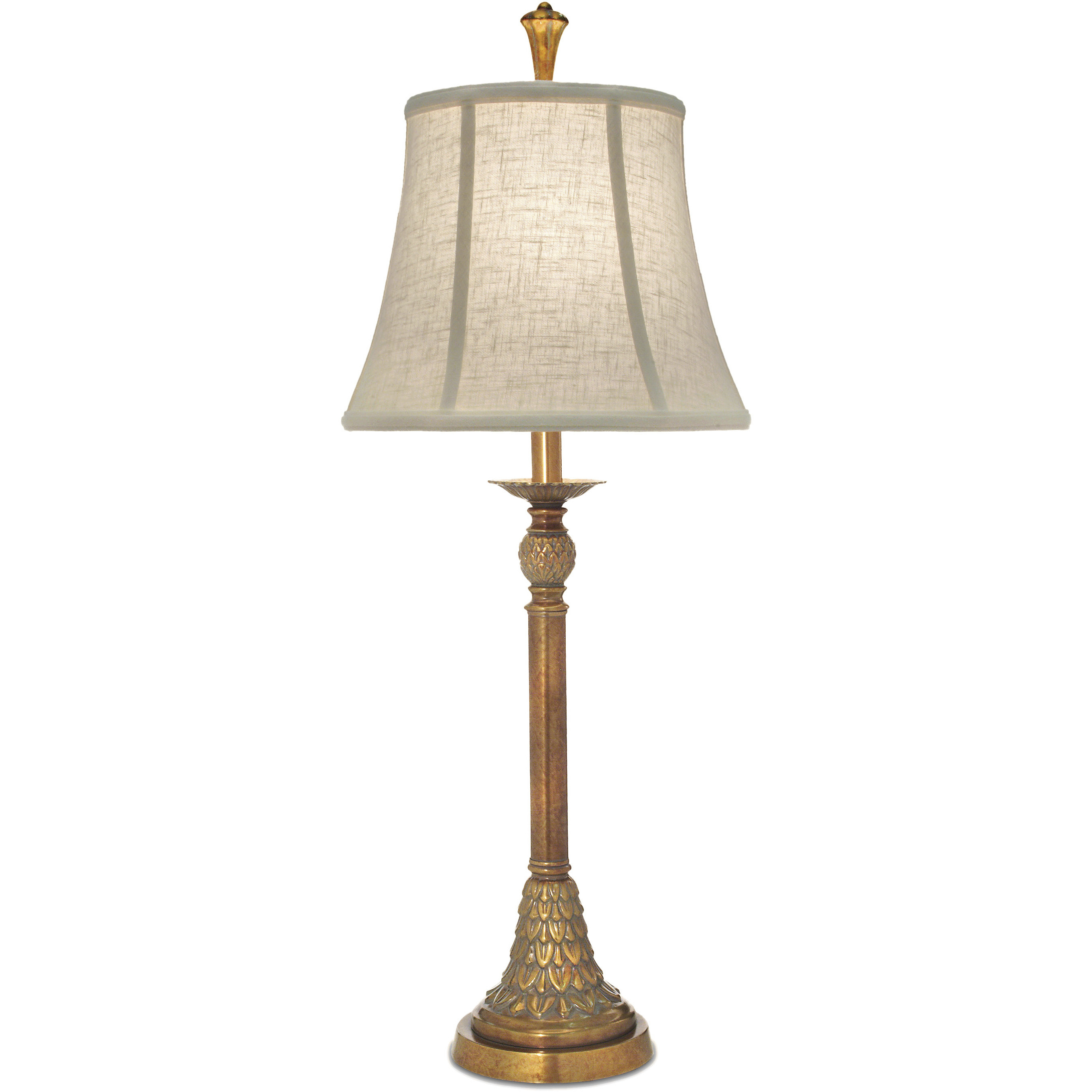 Ellie 34 inch 150 watt Polished Honey Brass Buffet Lamp Portable Light