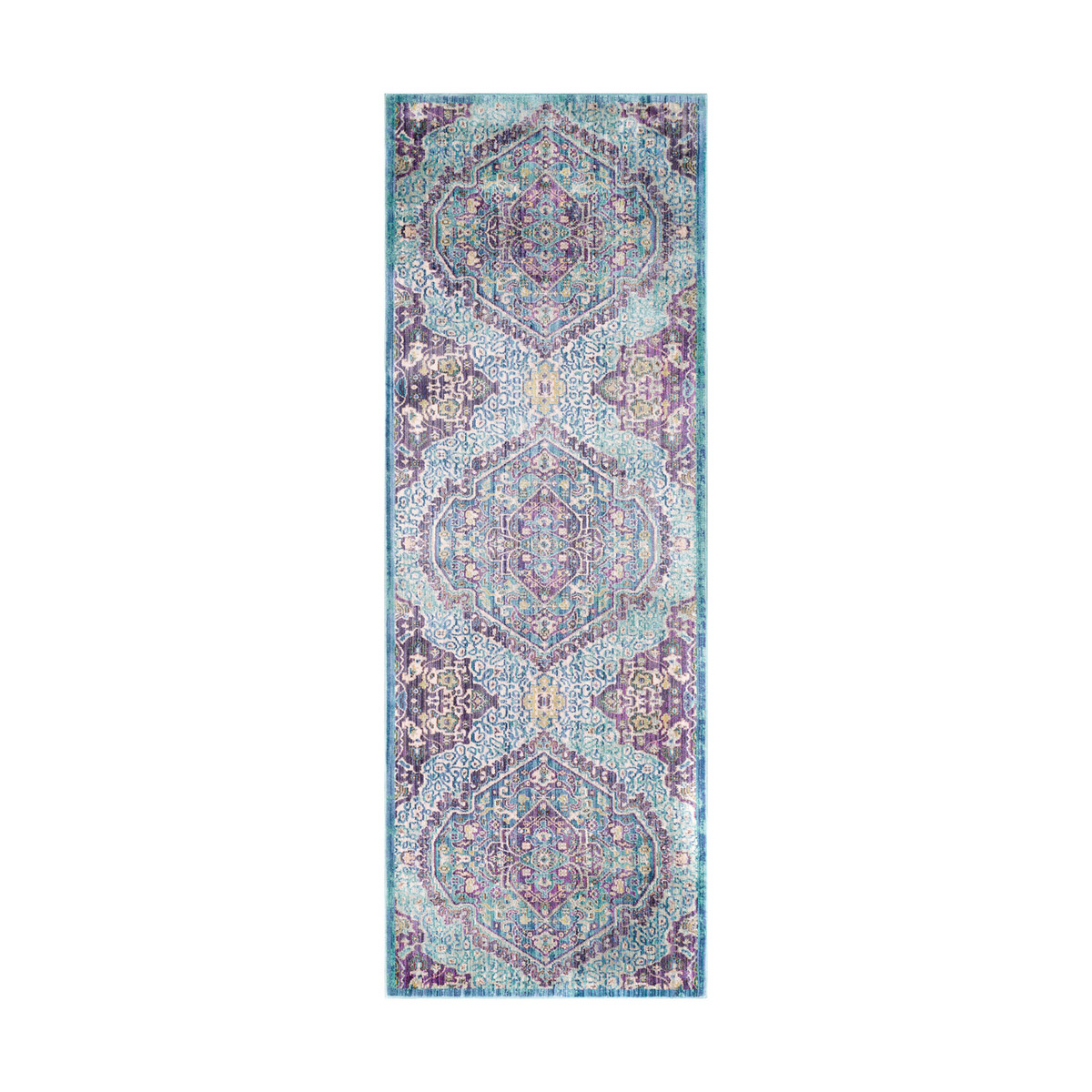 Germili 94 X 34 inch Bright Purple/Pale Blue/Teal/Lime/Dark Green/Camel Rugs, Polyester