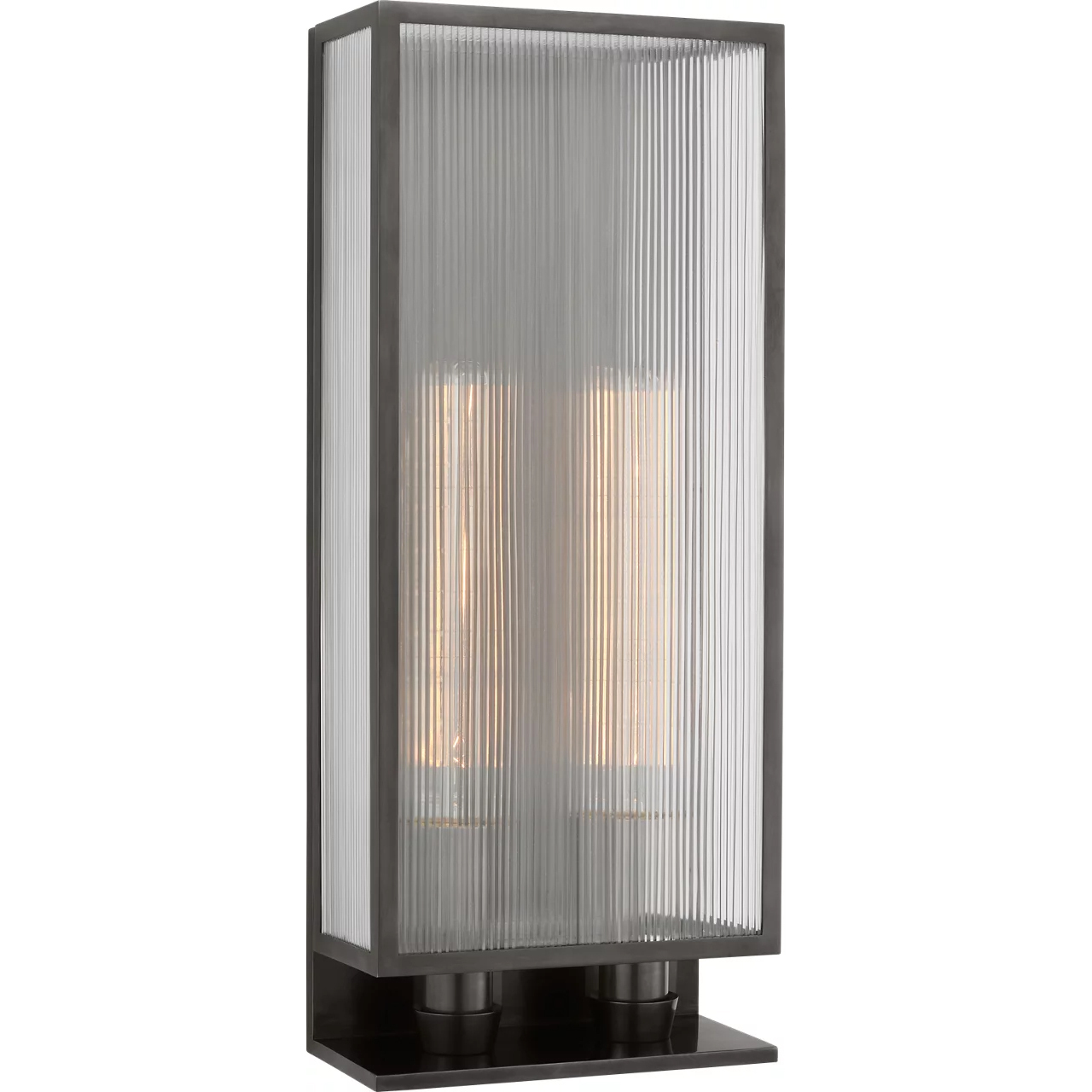 Barbara Barry York LED 10 inch Bronze Double Box Sconce Wall Light