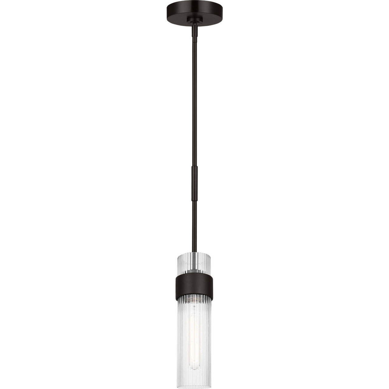 C&M by Chapman & Myers Geneva 1 Light 3.38 inch Aged Iron Pendant Ceiling Light