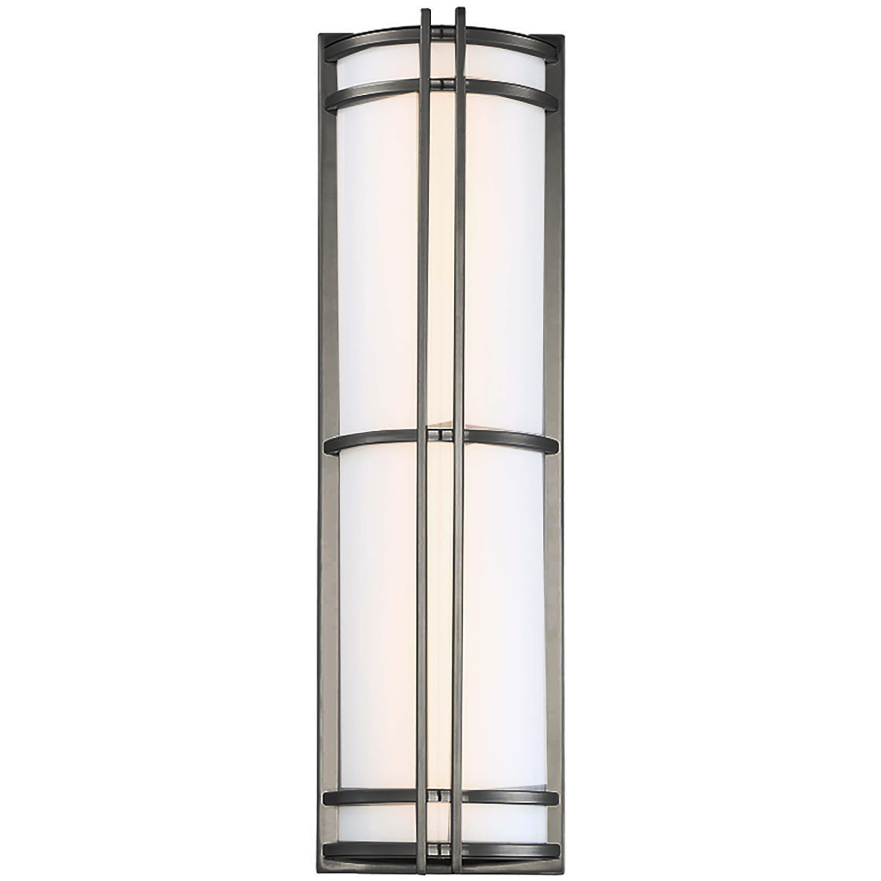 Skyscraper LED 27 inch Bronze Outdoor Wall Light in 3500K, 27in.