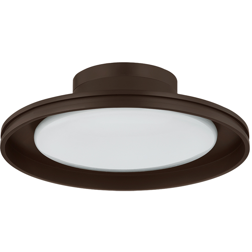 Cannes LED 14.75 inch Bronze Exterior Flush Mount