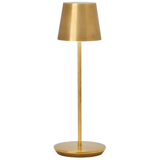 Sean Lavin Nevis 14.6 inch 2.2 watt Natural Brass Outdoor Rechargeable Table Lamp