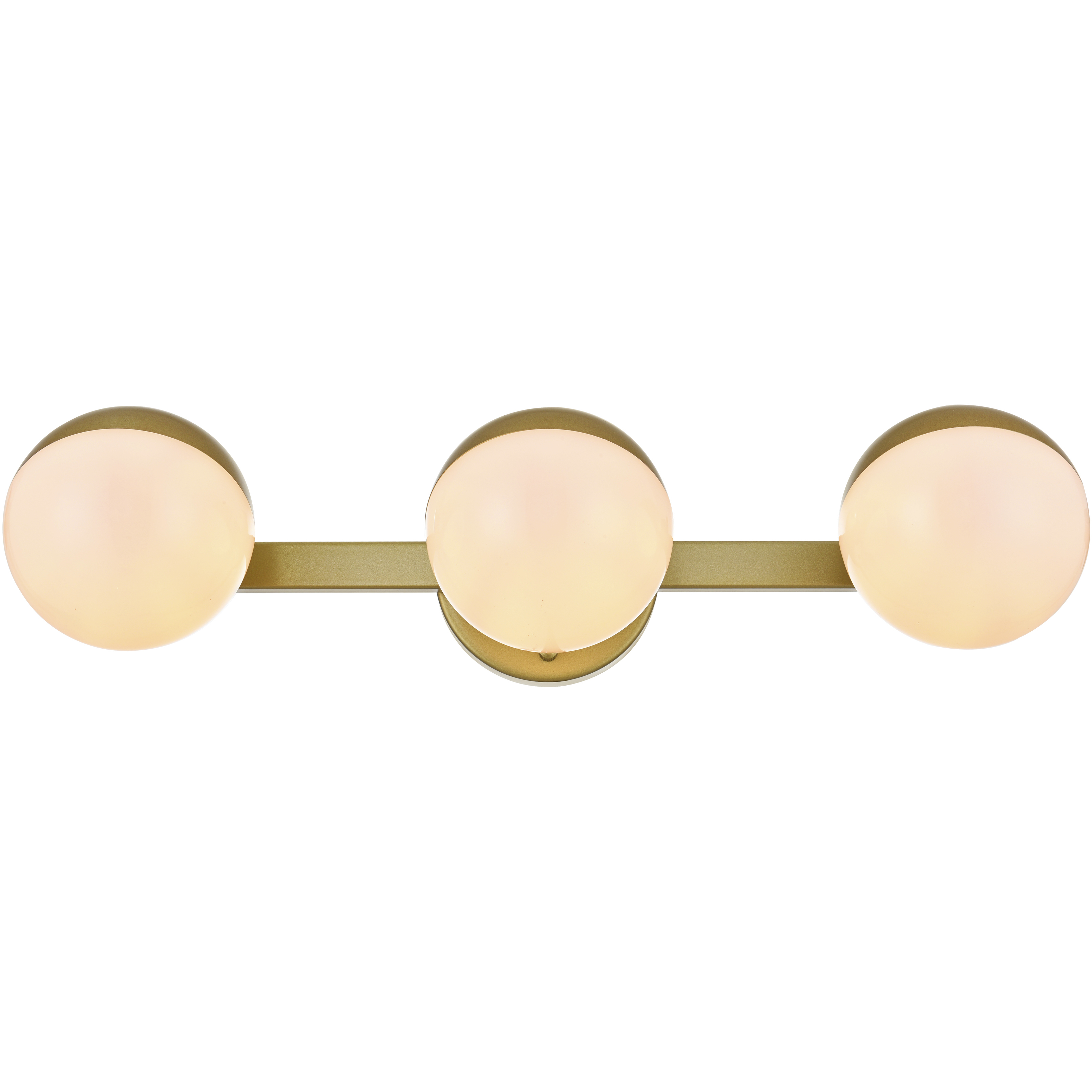 Majesty 3 Light 21 inch Brass Bath Sconce Wall Light