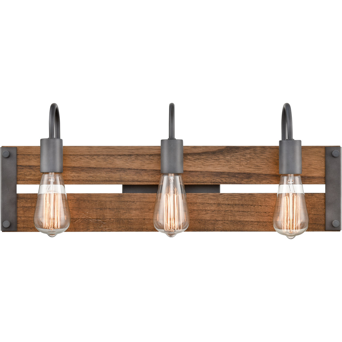 Austin 3 Light 24.38 inch Aged Gun Metal Bath Vanity Light Wall Light