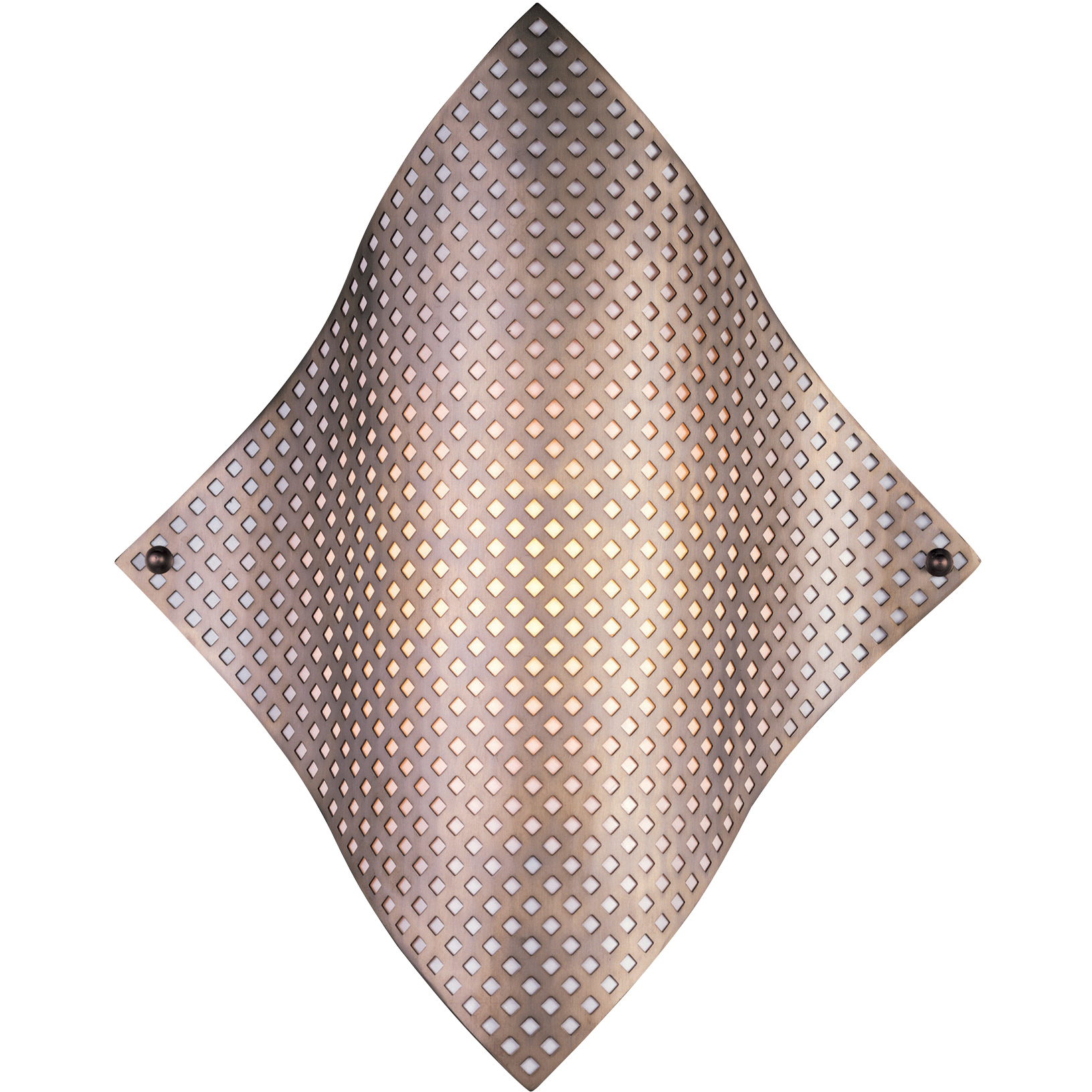 Grid 1 Light 15 inch Brushed Nickel ADA Wall Sconce Wall Light 