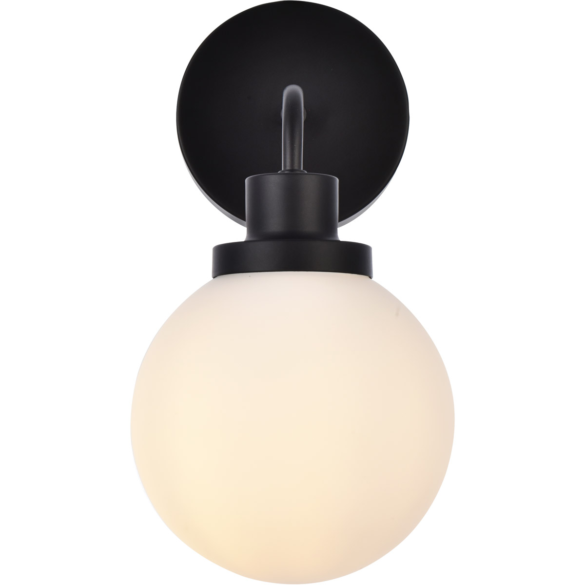 Hanson 1 Light 8.5 inch Black Bath Sconce Wall Light