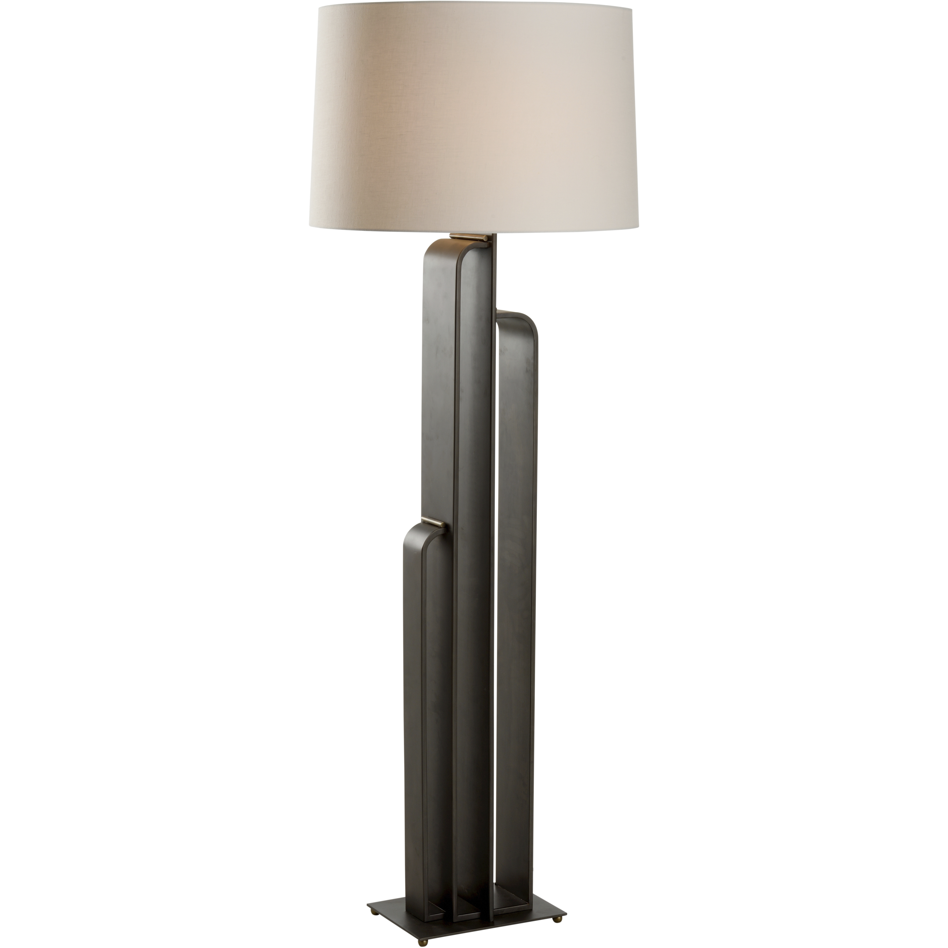 Brazing 57.5 inch 60.00 watt Gold and Brown Floor Lamp Portable Light