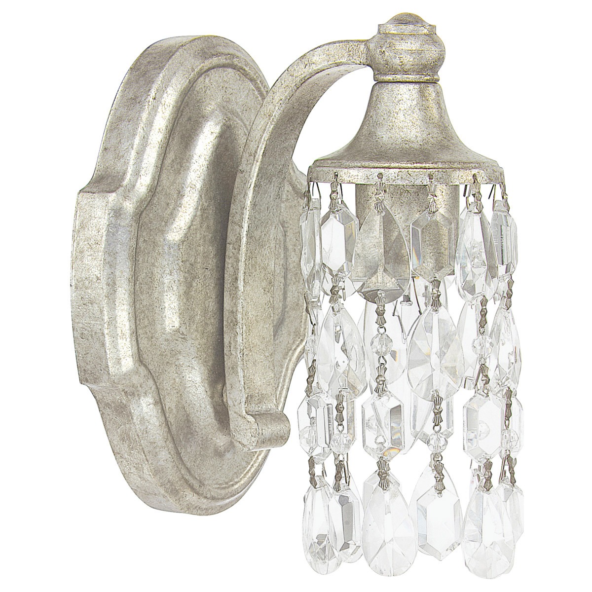 Blakely 1 Light 5 inch Antique Silver Sconce Wall Light