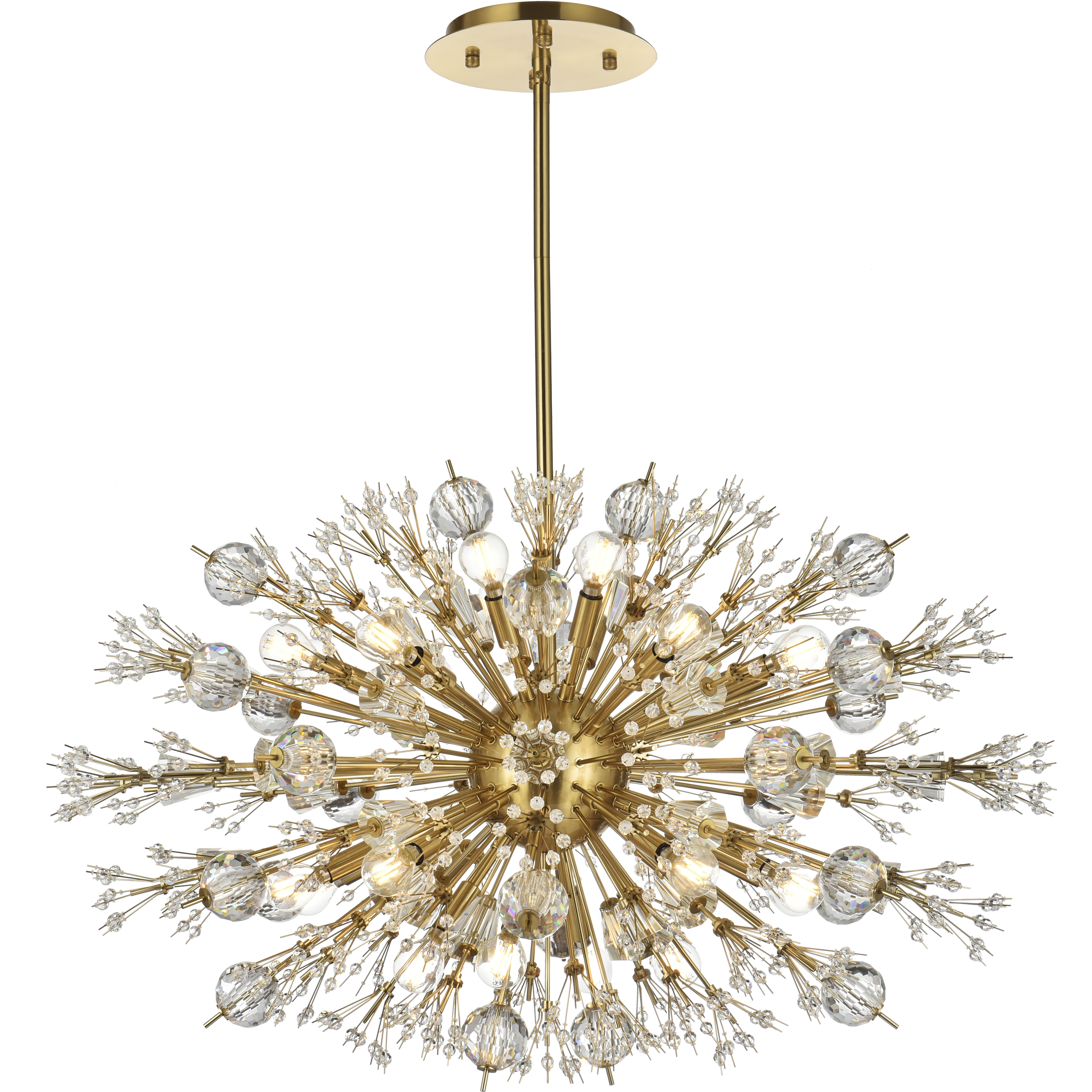 Vera 24 Light 36 inch Gold Pendant Ceiling Light
