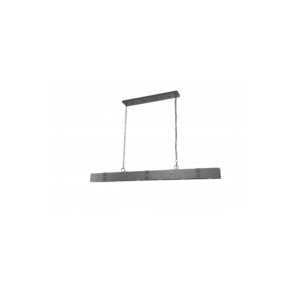 Canada 6 Light 3 inch Black Chandelier Ceiling Light