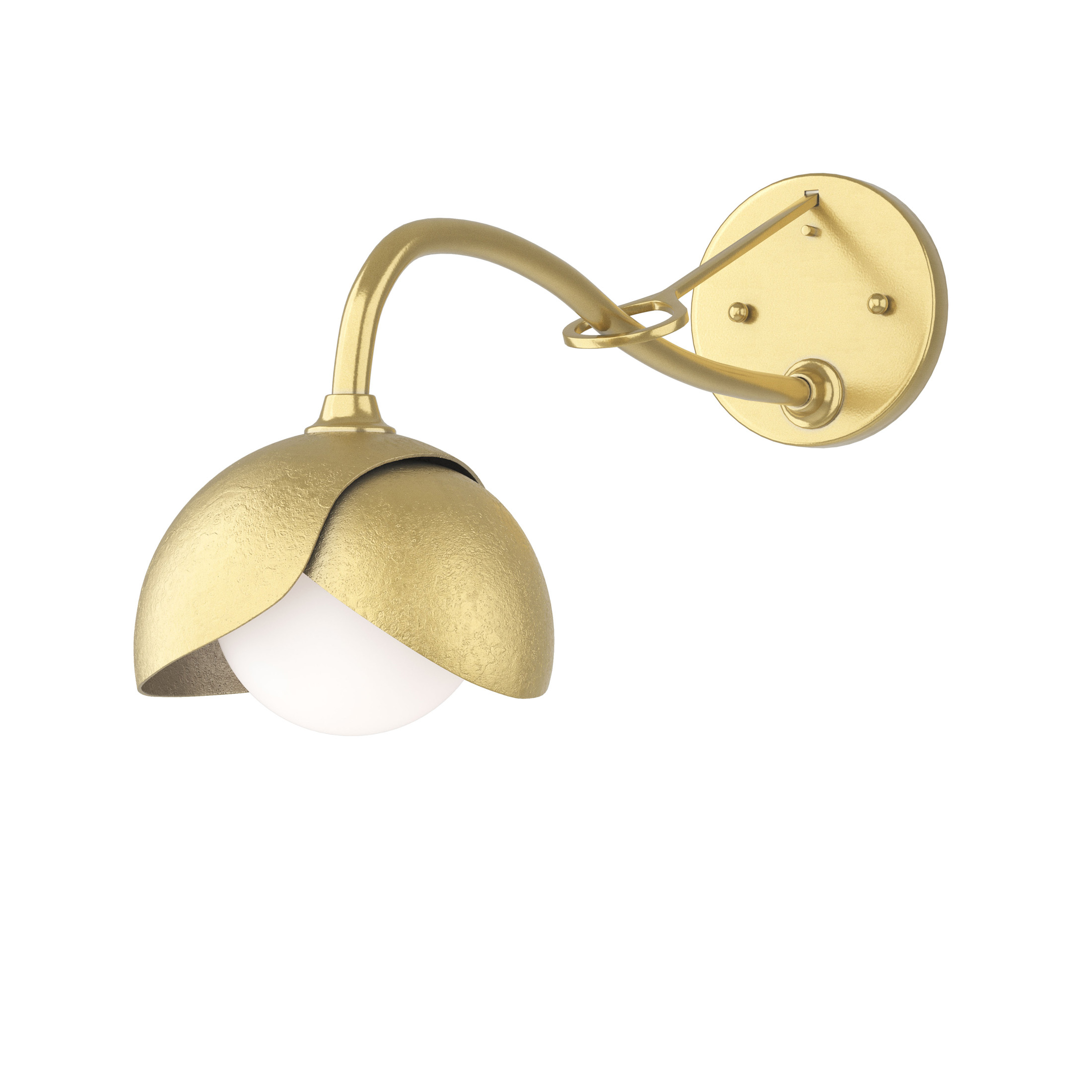 Brooklyn 1 Light 6 inch Modern Brass and Modern Brass Long-Arm Sconce Wall Light, Long-Arm