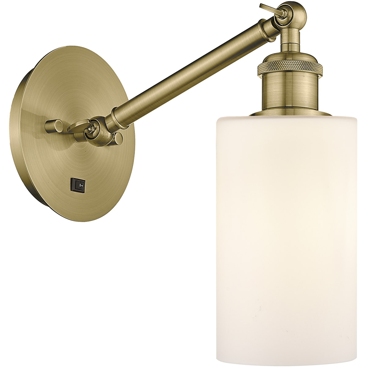 Ballston Clymer 1 Light 5 inch Antique Brass Sconce Wall Light