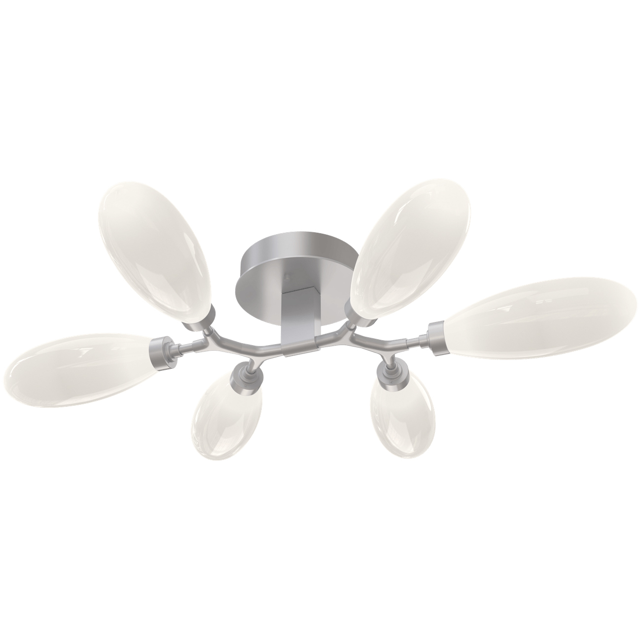 Fiori LED 35.9 inch Classic Silver Flush Mount Ceiling Light