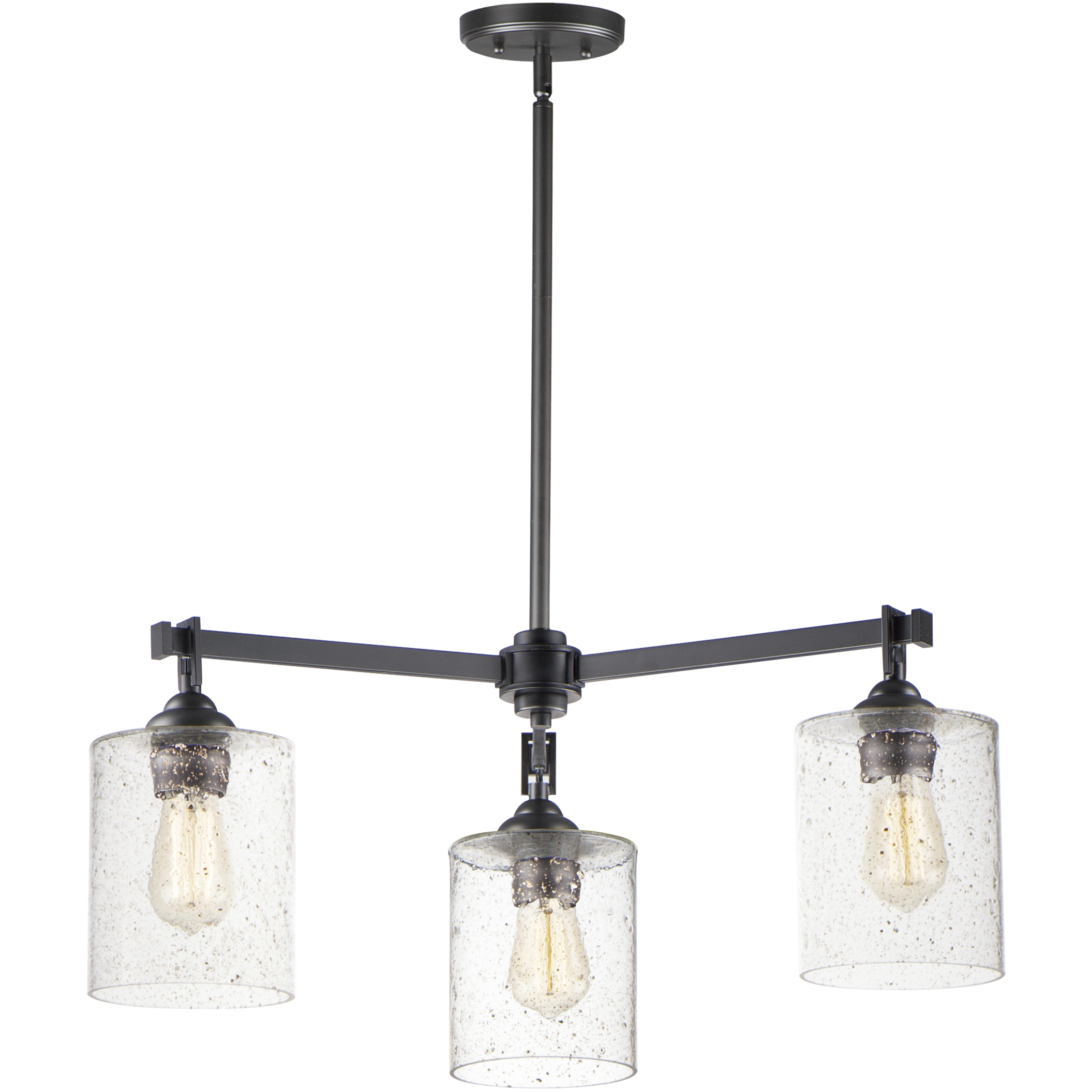 Stonehenge 3 Light 22 inch Bronze Chandelier Ceiling Light