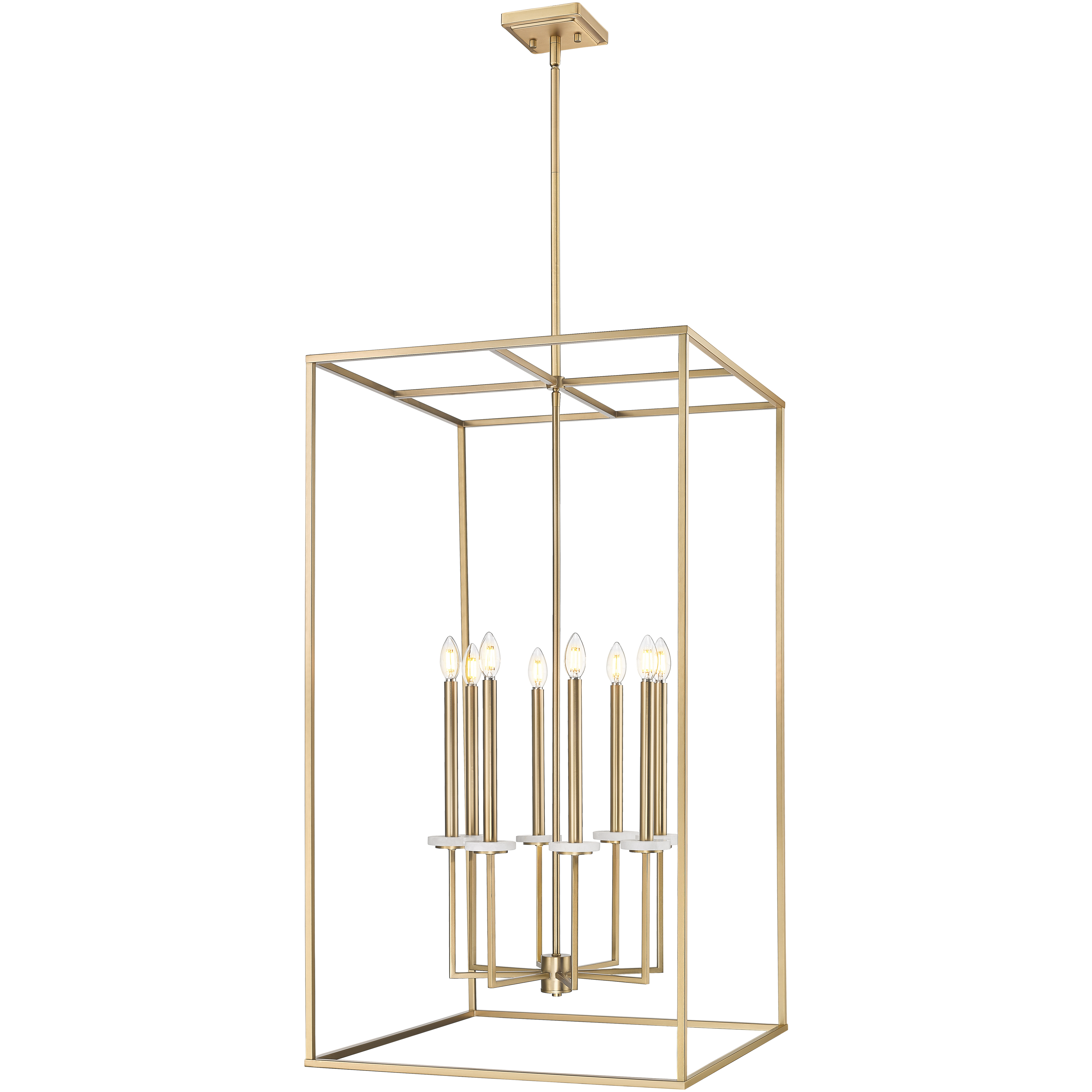 Gaultier 8 Light 24 inch Mondern Gold Chandelier Ceiling Light in Modern Gold