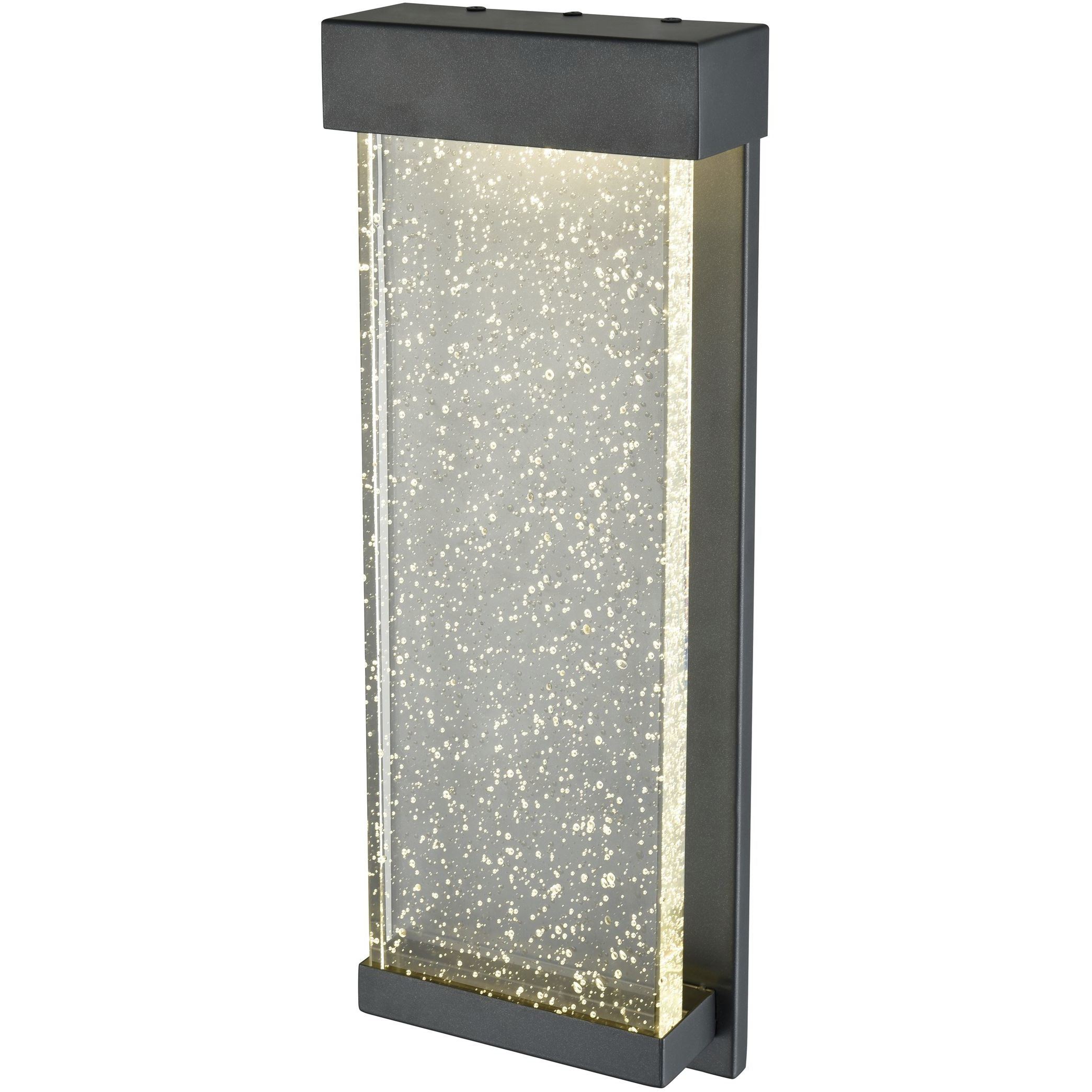 Nieuport LED 15.75 inch Black Outdoor Sconce