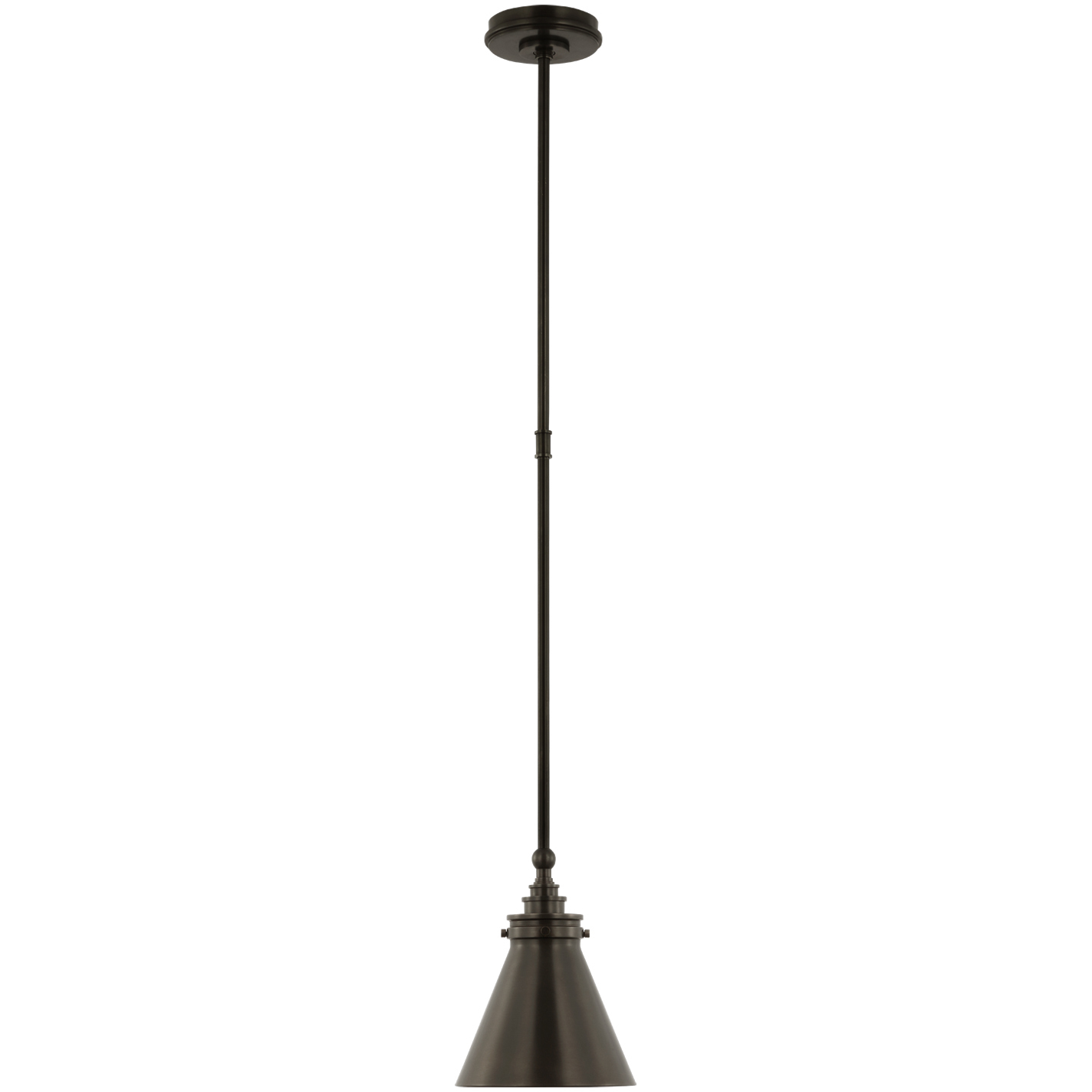 Chapman & Myers Parkington LED 7.25 inch Bronze Pendant Ceiling Light