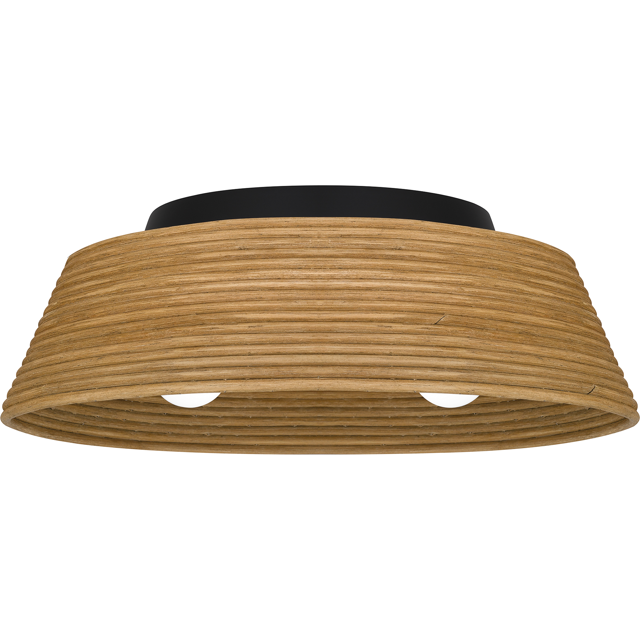 Zahara 3 Light 18.25 inch Matte Black Flush Mount Ceiling Light, Large