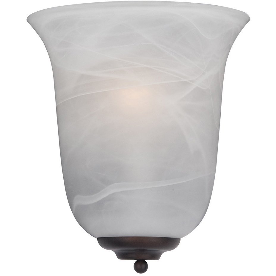 Essentials - 2058x 1 Light 8 inch Oil Rubbed Bronze ADA Wall Sconce Wall Light