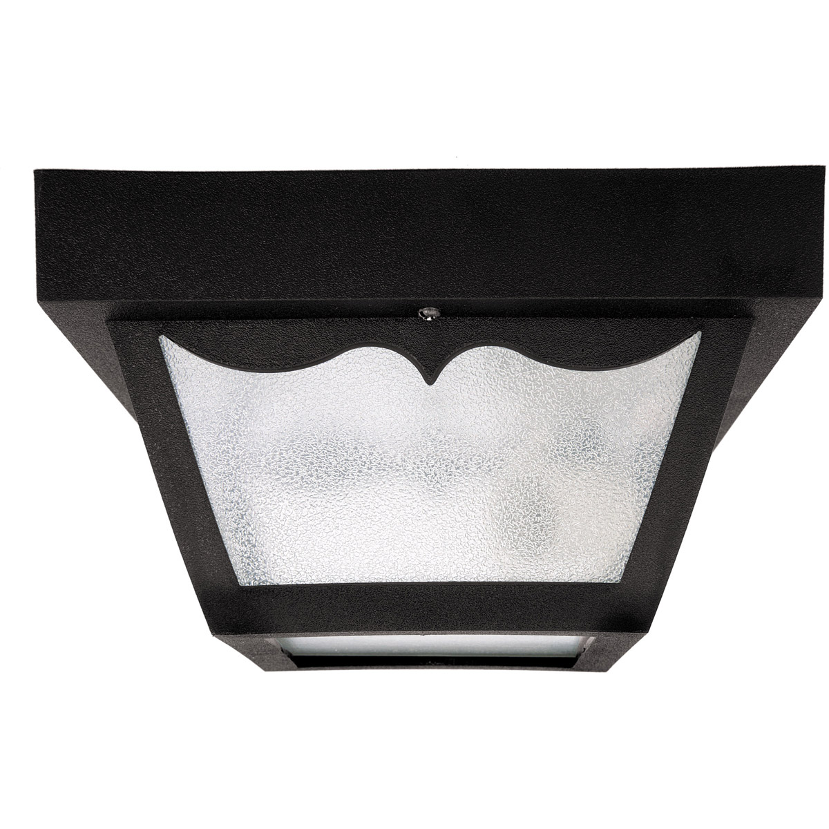 Outdoor 1 Light 8.25 inch Black Outdoor Flush Mount