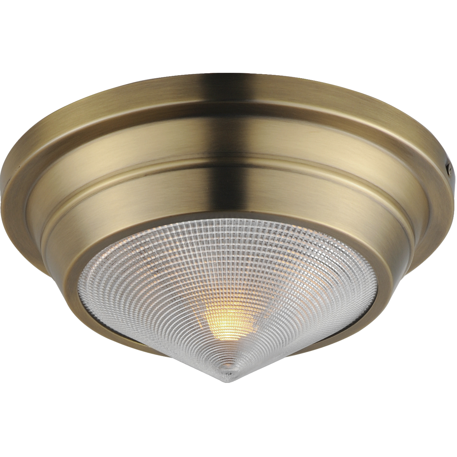 Hargreaves 1 Light 10 inch Natural Aged Brass Flush Mount Ceiling Light