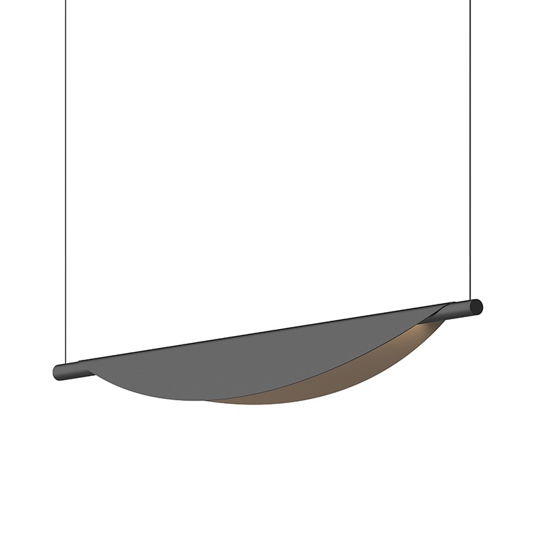 Tela LED 40 inch Satin Black Pendant Ceiling Light