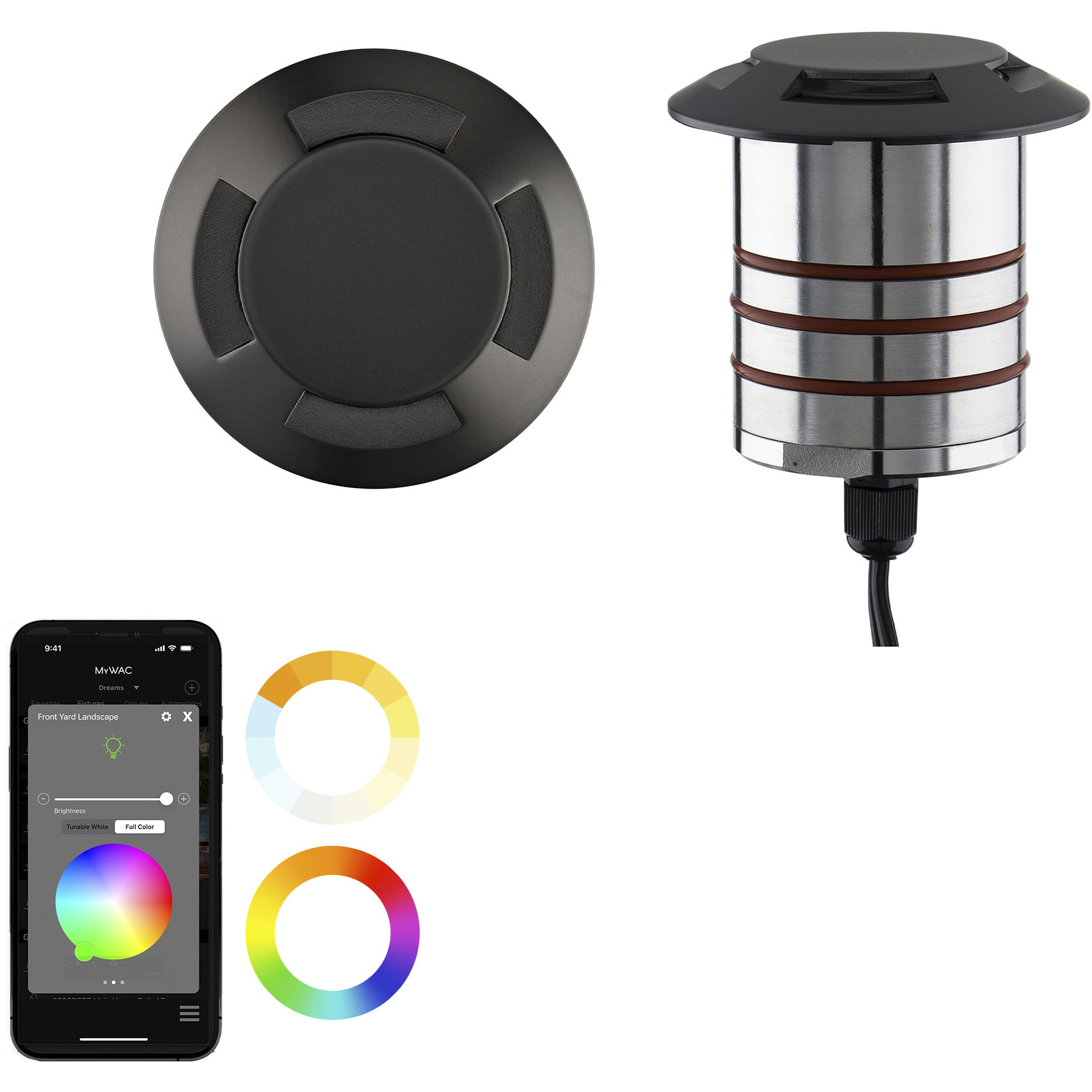 Colorscaping 12 5 watt Stainless Steel Coated in Bronze Path Indicator Light, Colorscaping
