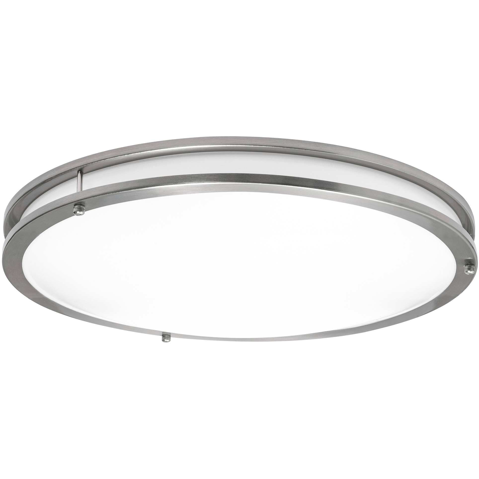 Carlisle LED 18 inch Satin Nickel Flush Mount Ceiling Light