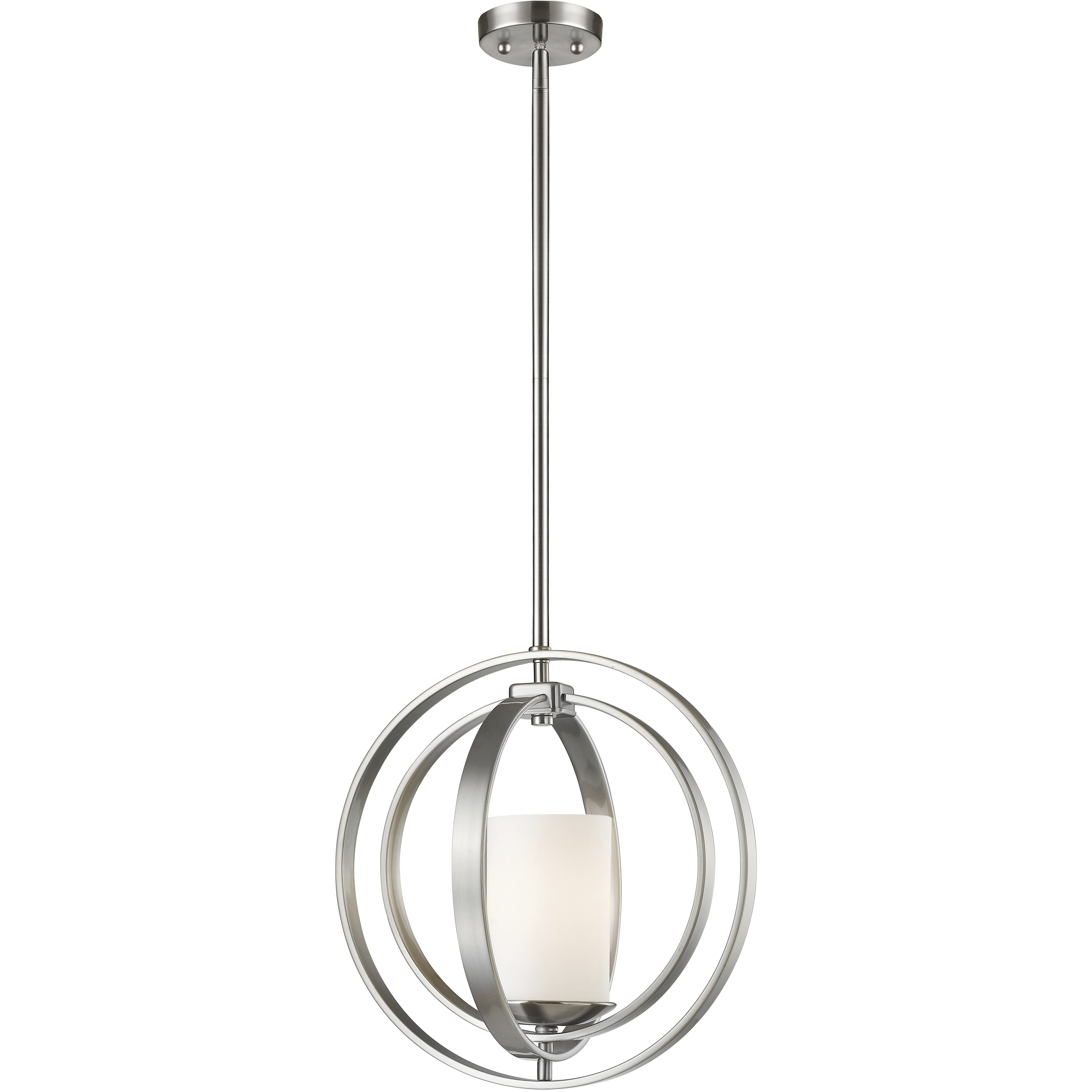 Ashling 1 Light 14.13 inch Brushed Nickel Pendant Ceiling Light