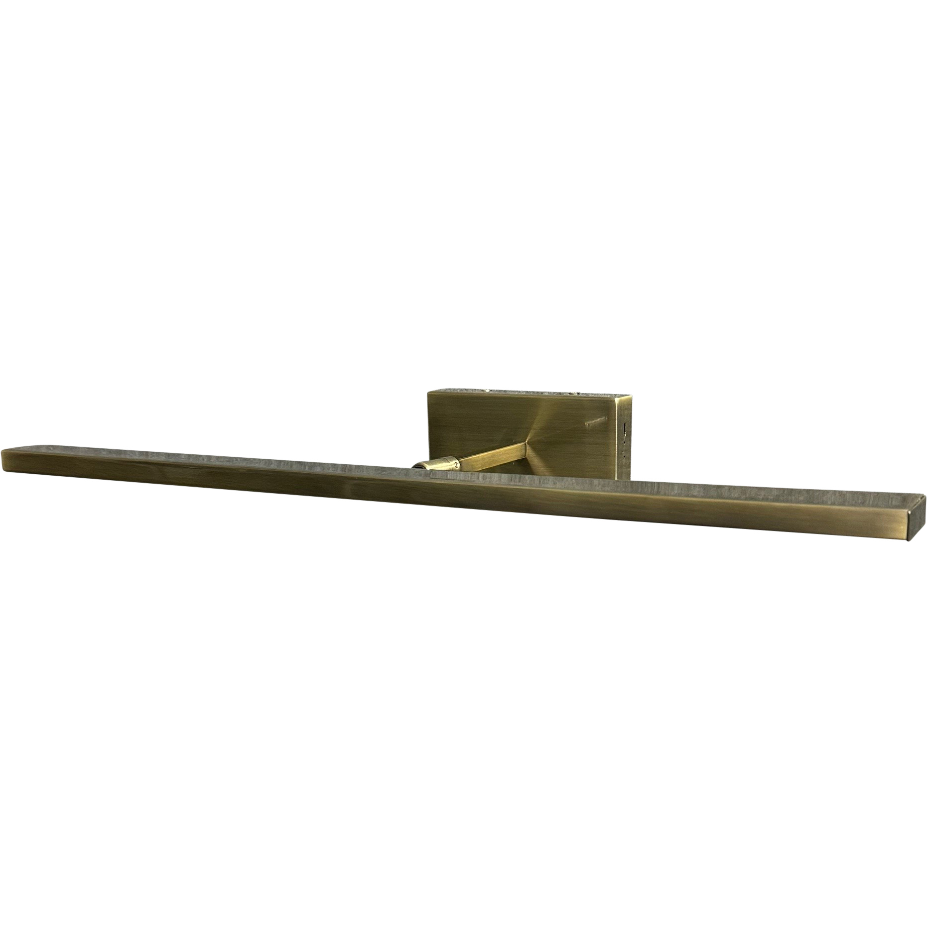 Advent 0 watt 24 inch Satin Brass Rechargeable Picture Light Wall Light