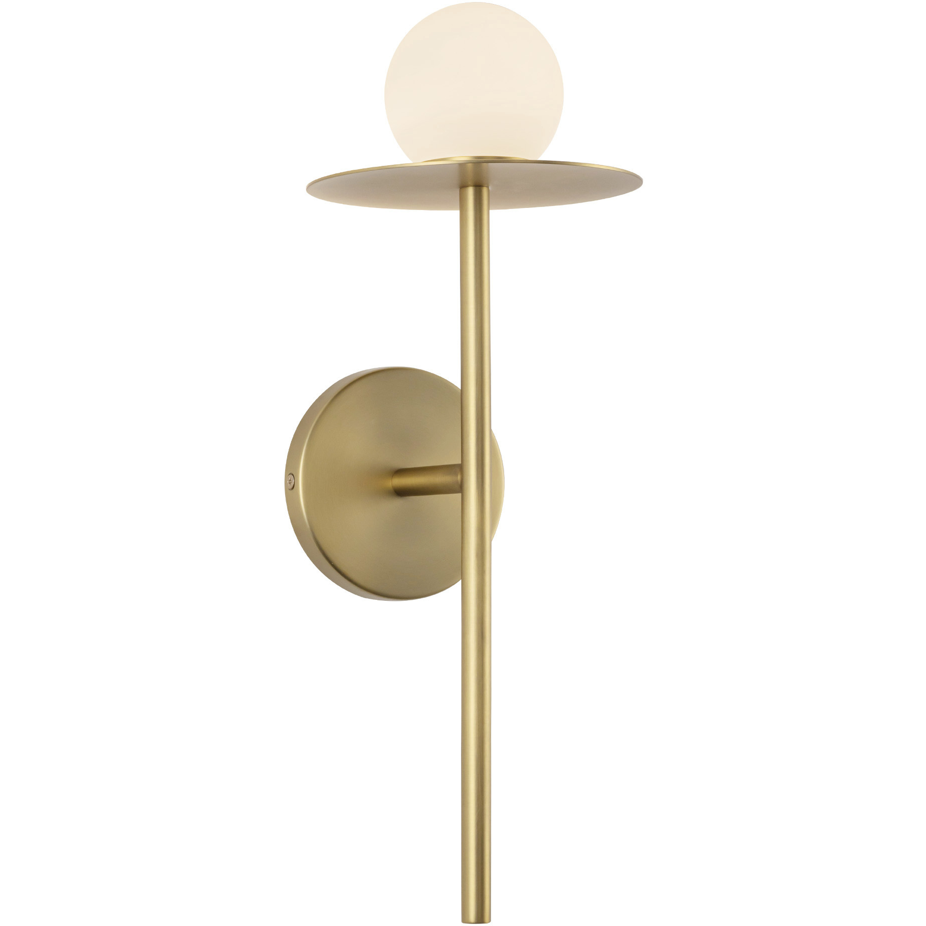 Elixir 6 inch Brushed Gold Wall Sconce Wall Light