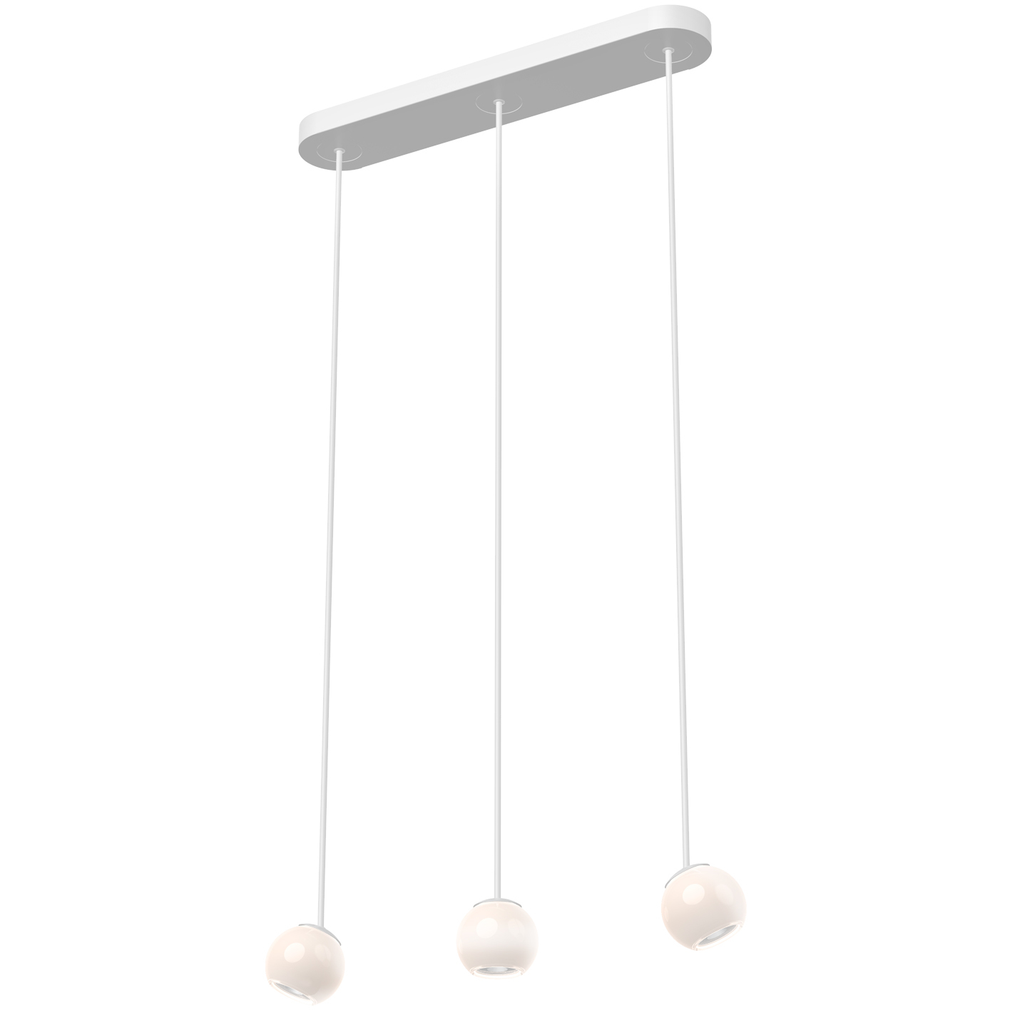 Europa LED 4 inch White Multi Pendant Ceiling Light