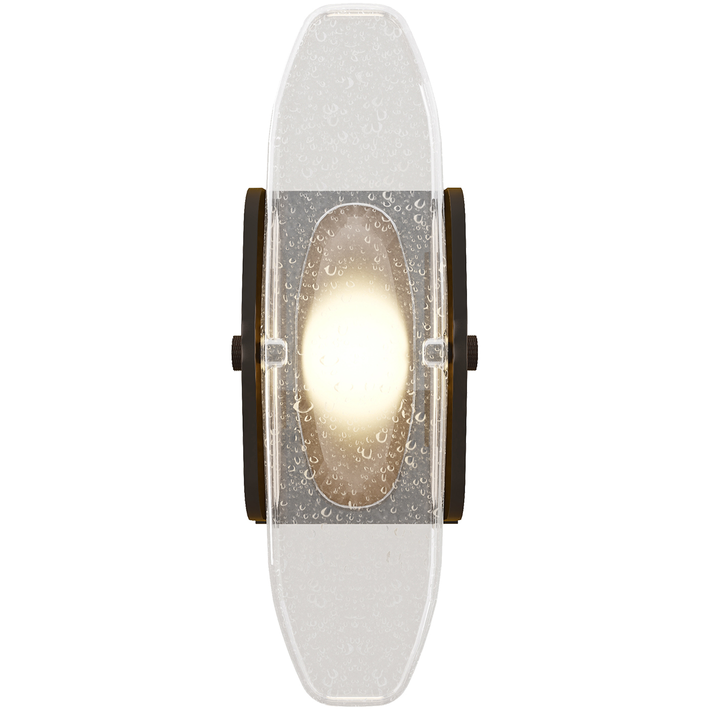 Avroko Wythe LED Plated Dark Bronze Wall Sconce Wall Light, Integrated LED