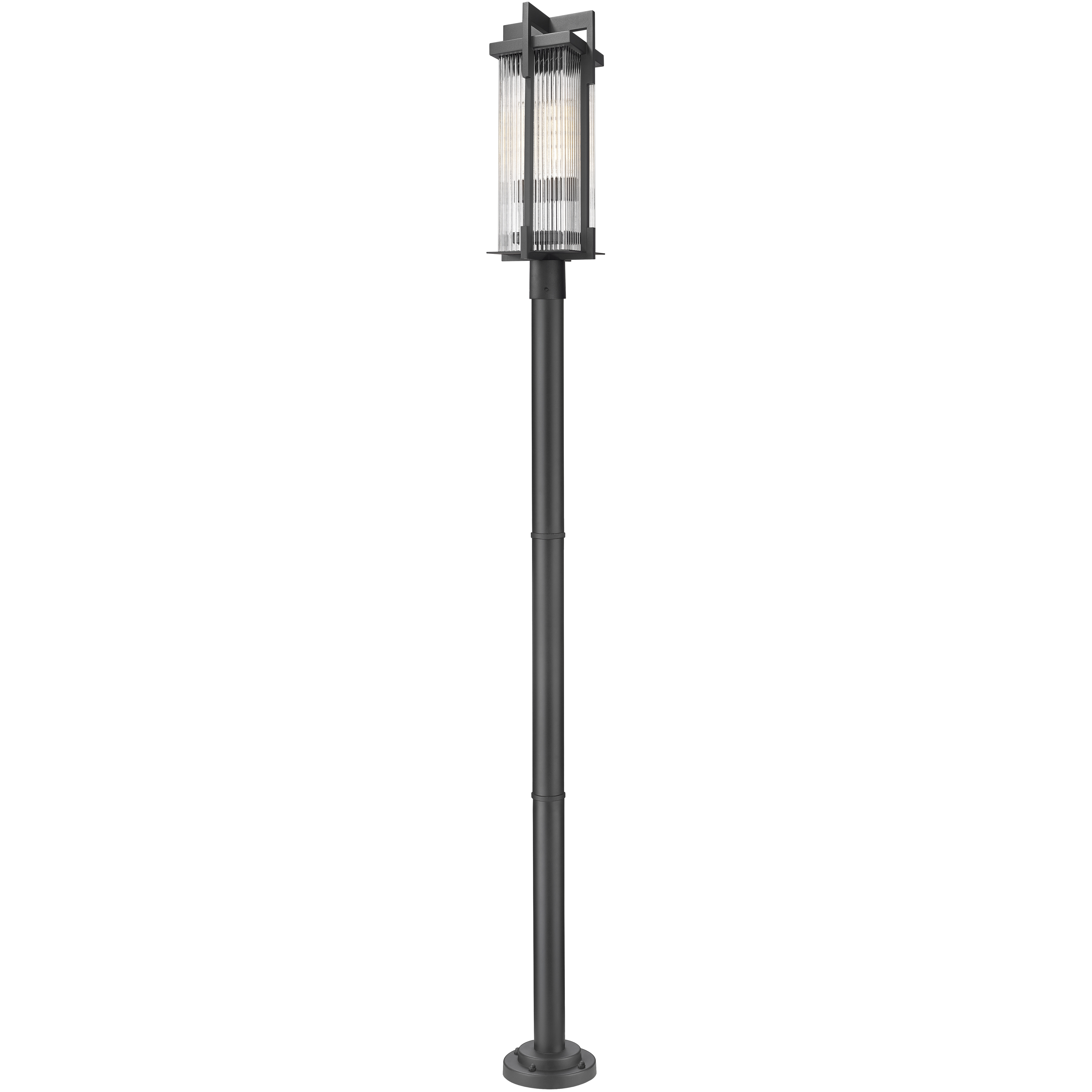 Fortis 2 Light 98.75 inch Sand Black Outdoor Post Mounted Fixture