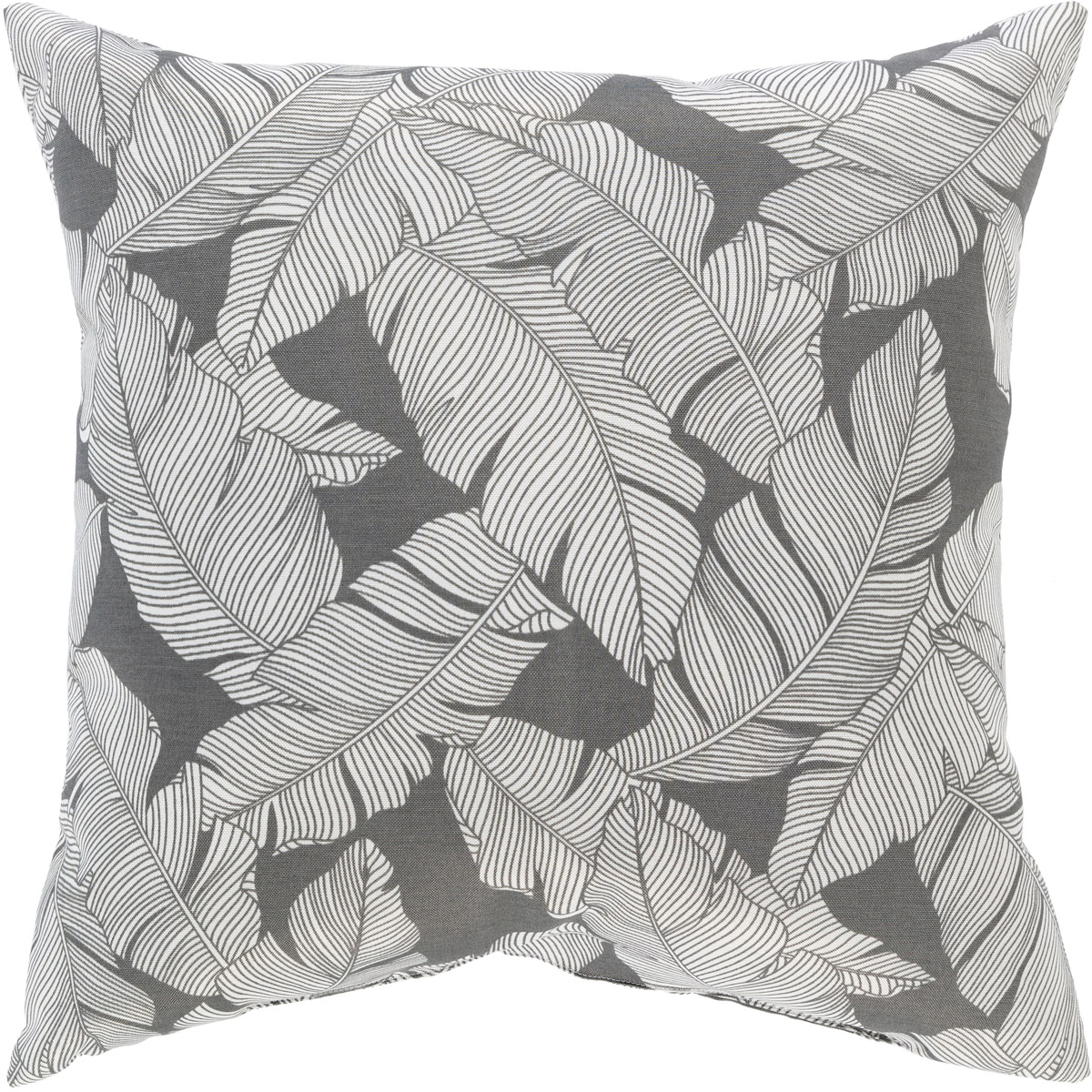 Musa 16 X 16 inch Medium Gray/White Pillow Cover