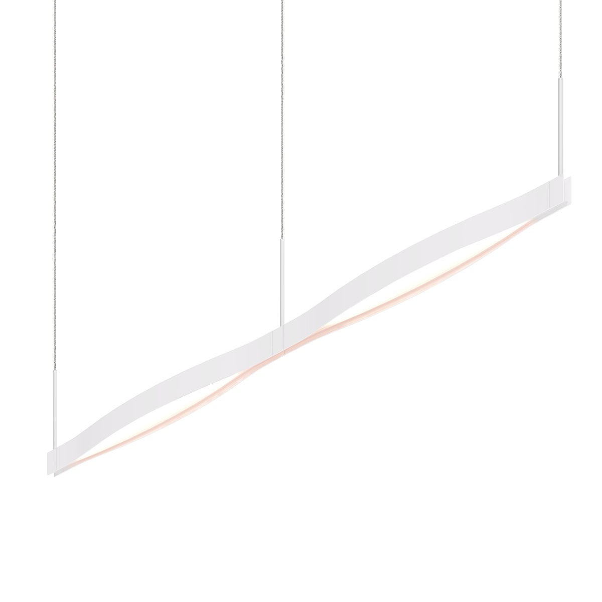 Ola LED 55 inch Satin White Pendant Ceiling Light