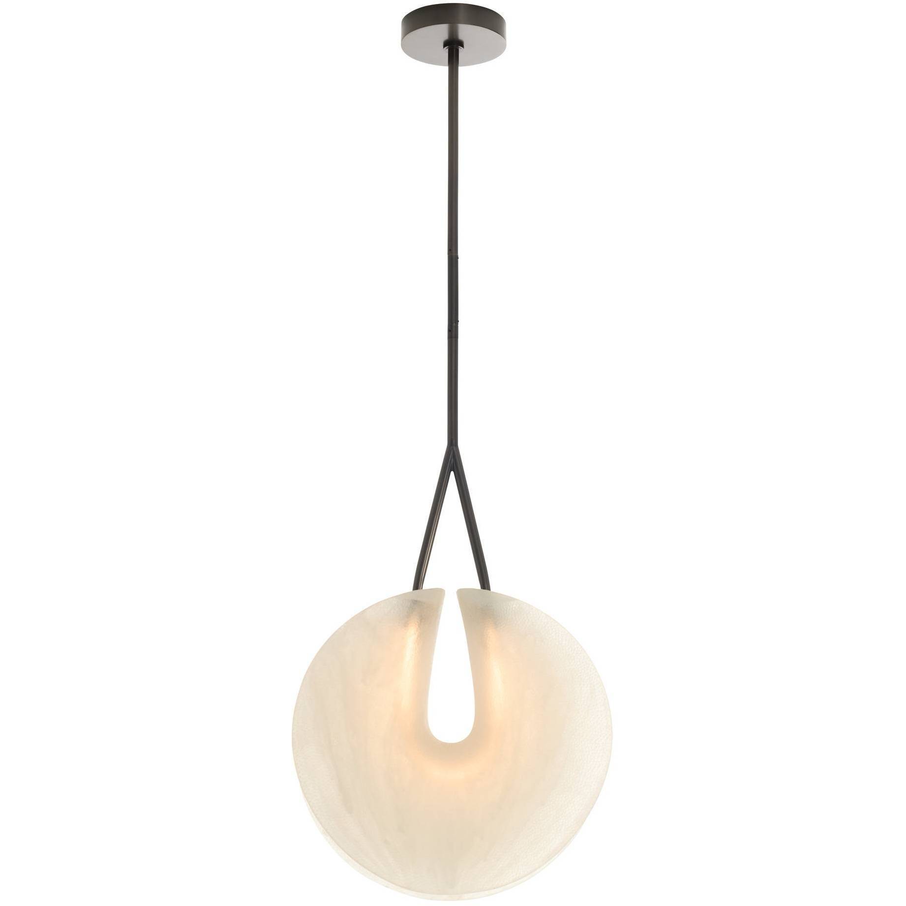 Tyche 1 Light 16.5 inch Bronze Pendant Ceiling Light