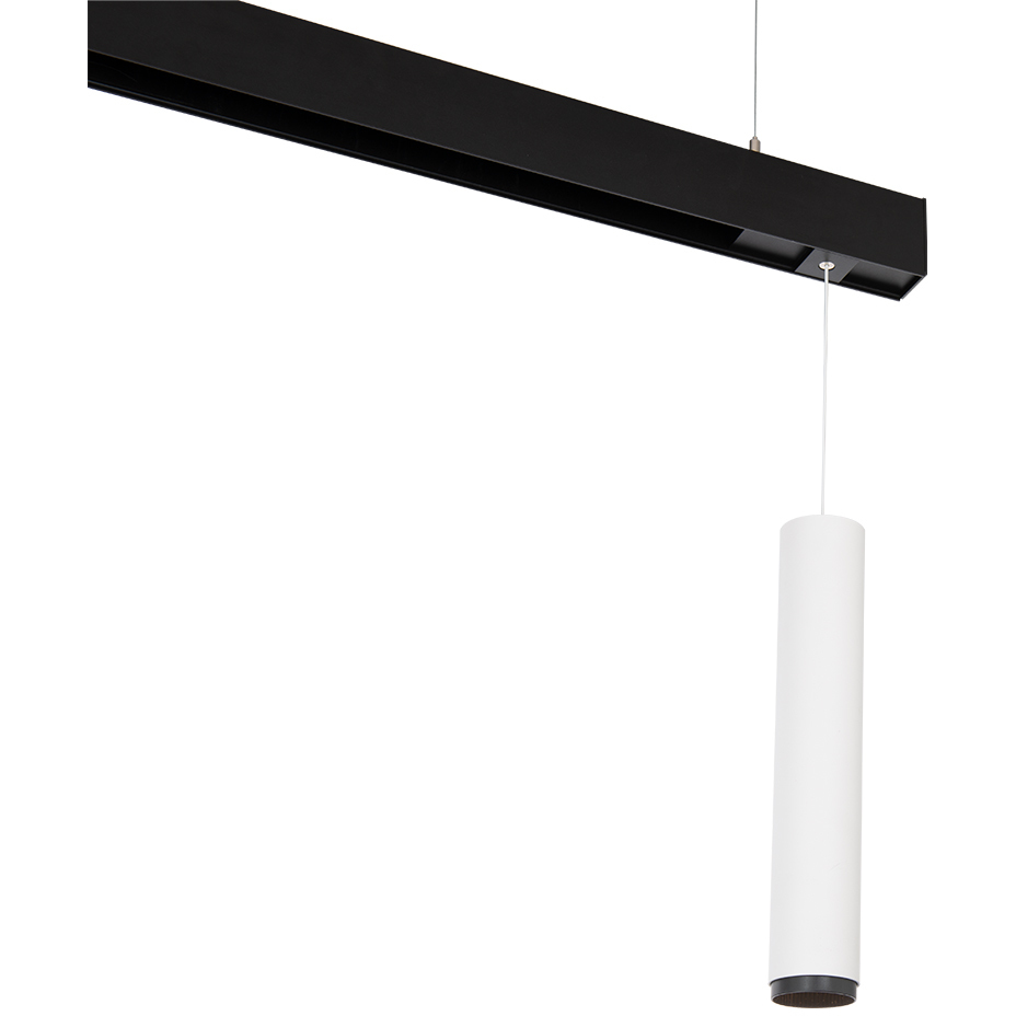 Ventrix 1 Light 48 Black Track Fixtures Ceiling Light