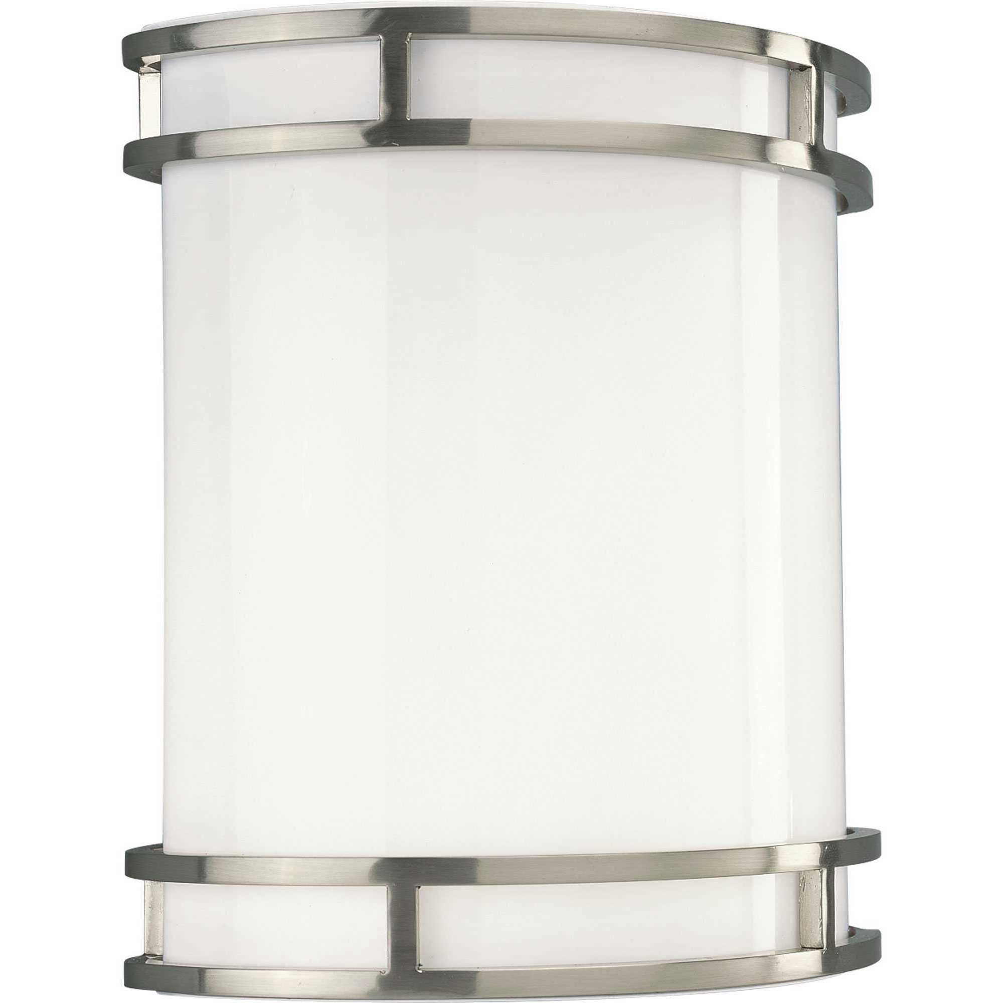 LED Sconce LED 9.5 inch Brushed Nickel Wall Sconce Wall Light, Progress LED