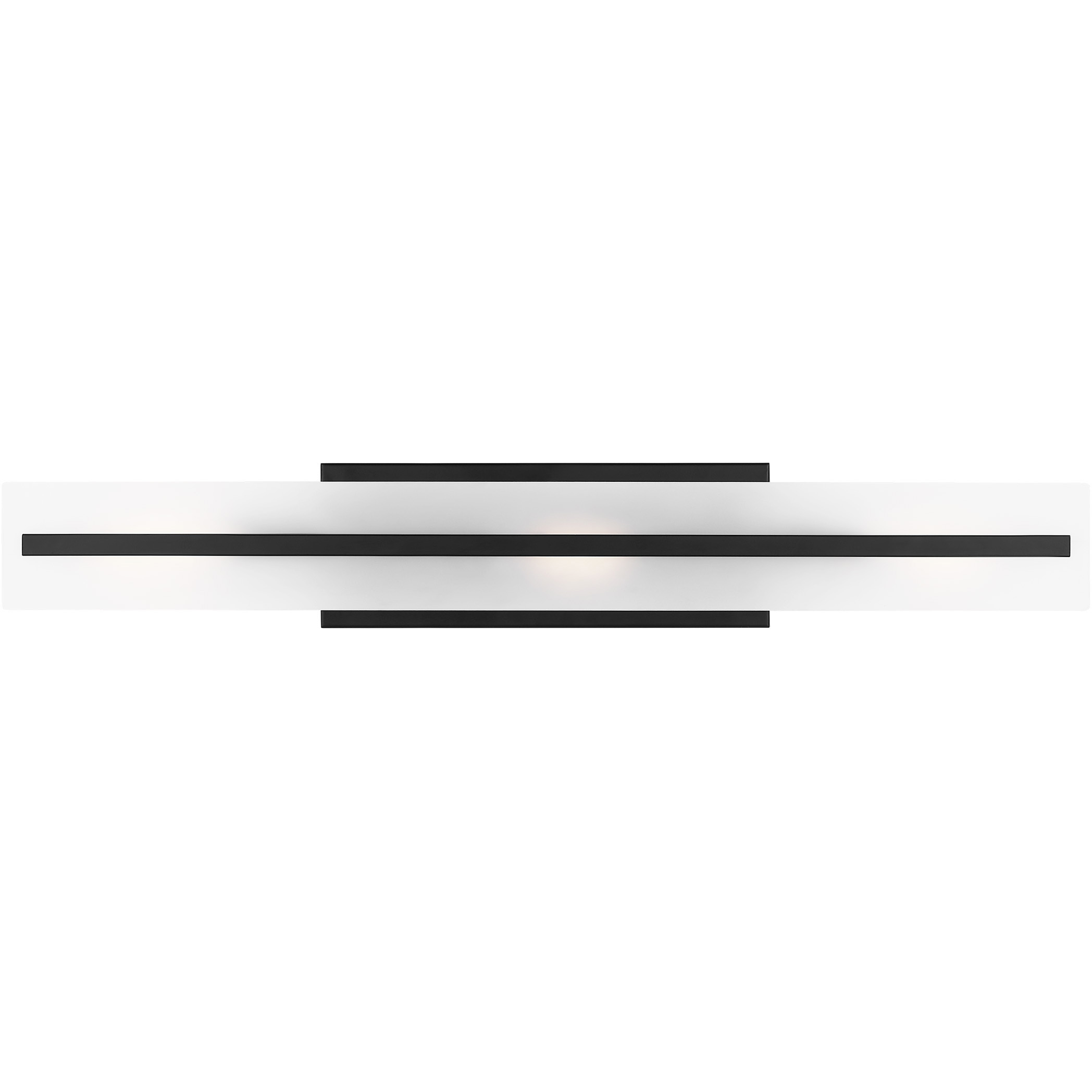 Dex 3 Light 4.75 inch Midnight Black Bath Vanity Wall Light