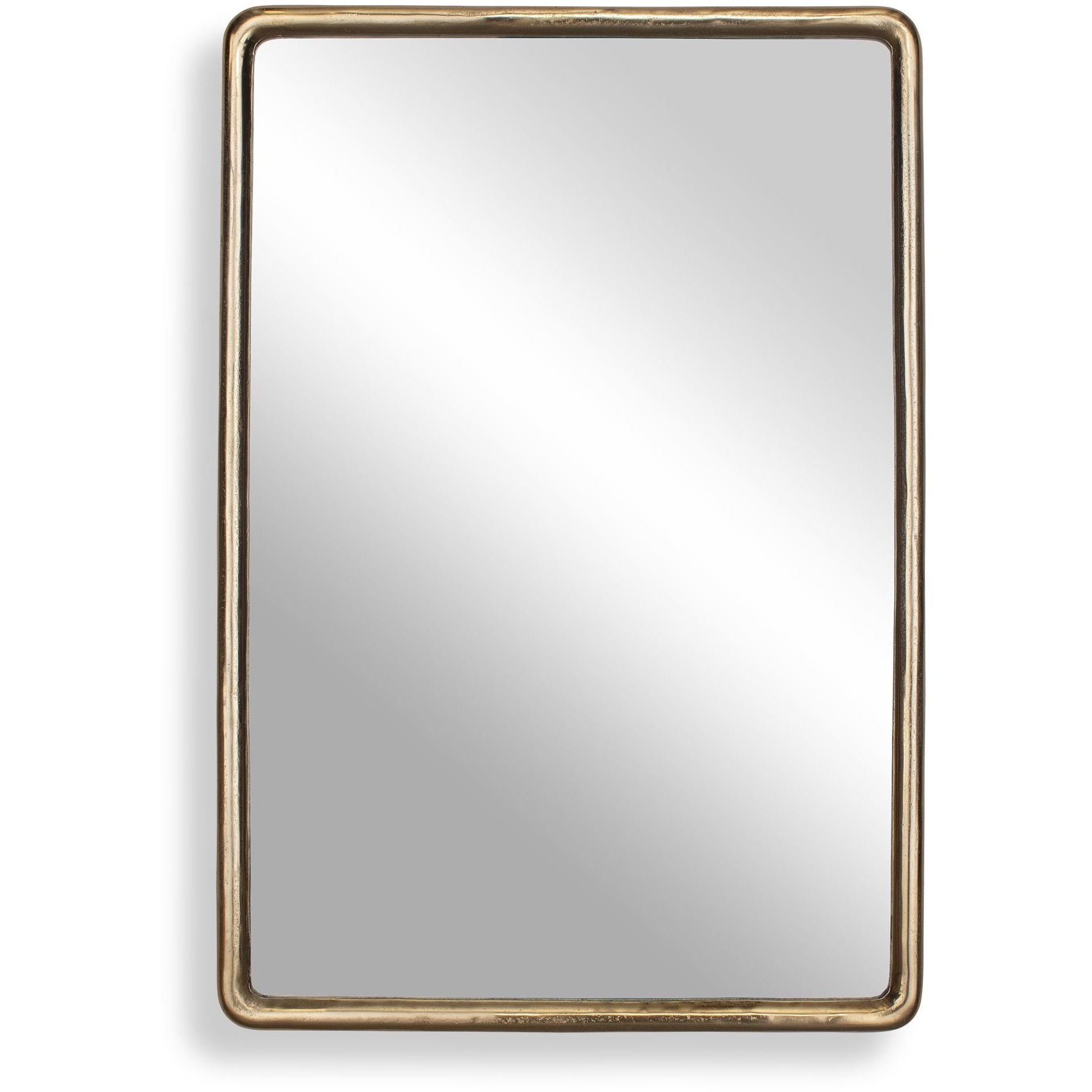 Burton 32 X 22 inch Plated Antique Brass Indoor Outdoor Mirror
