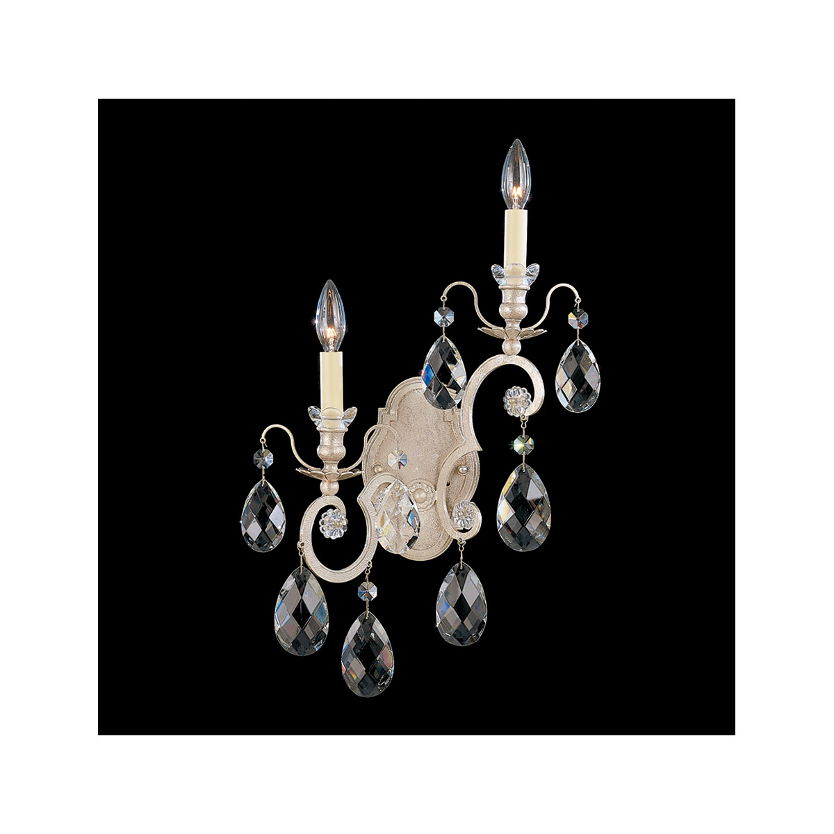 Renaissance 2 Light 4.5 inch Black Wall Sconce Wall Light in Heritage, Right